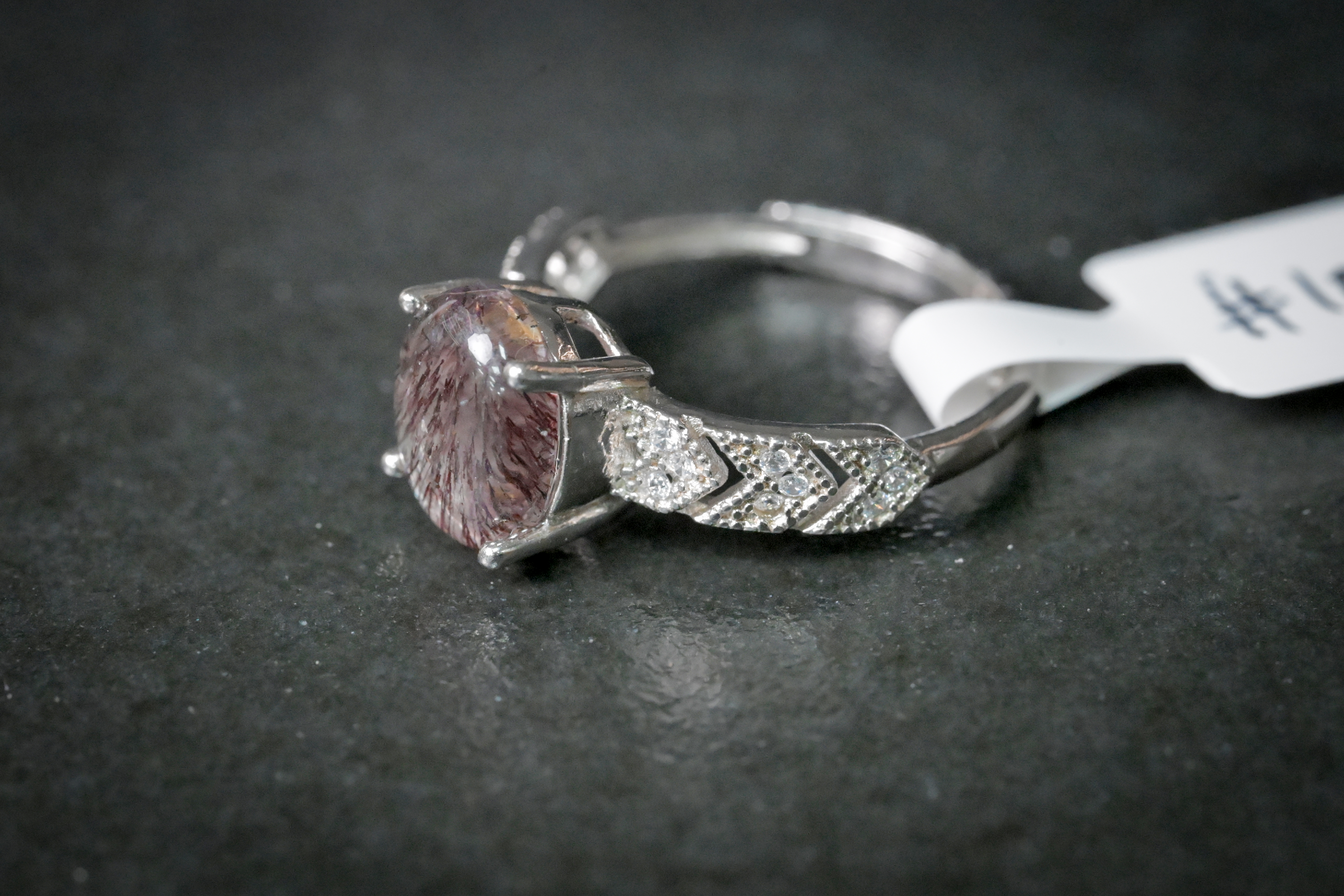 超七水晶純銀戒指 #010｜日信水晶 身心工房｜Super Seven Crystal Sterling Silver Ring #010