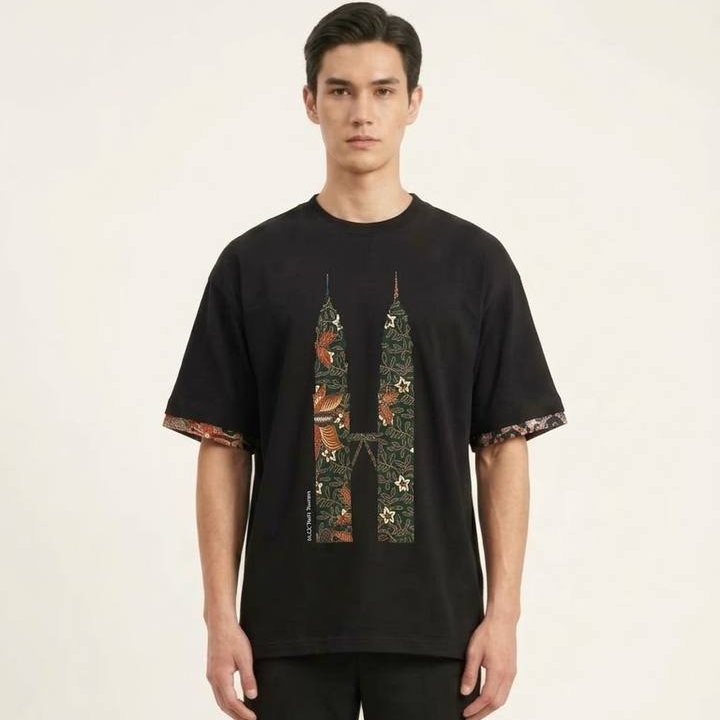 TS5330 - KLCC Twin Towers Batik T-Shirt 