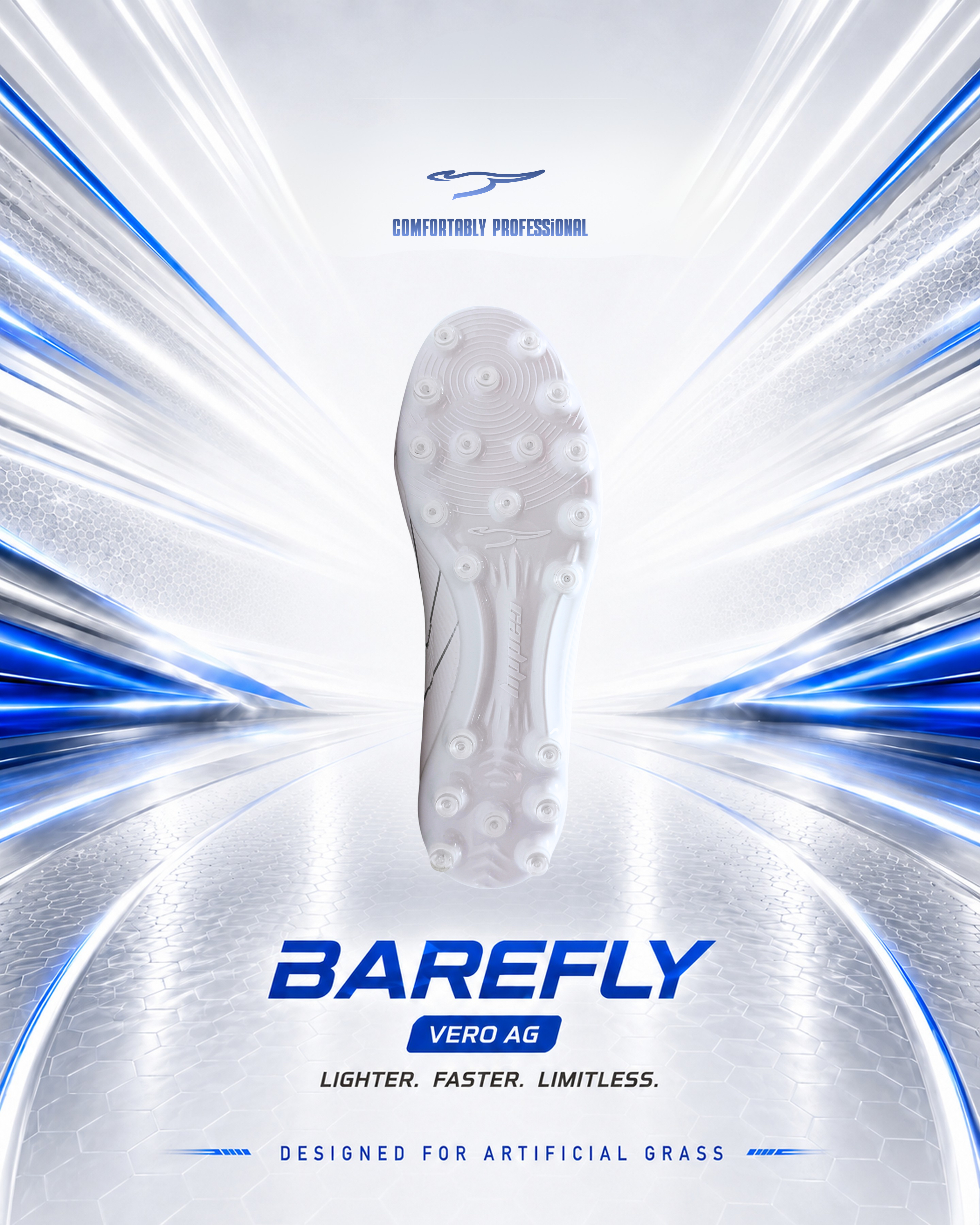 Caddy Barefly Vero AG - 襪套式 速度 × 控制型 AG 波boot足球鞋