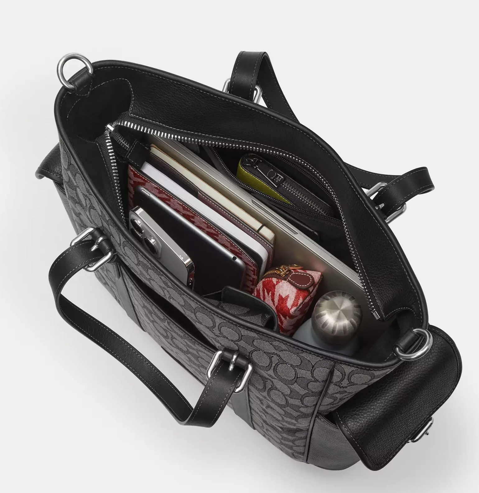 Coach Sprint Tote in Signature Jacquard 