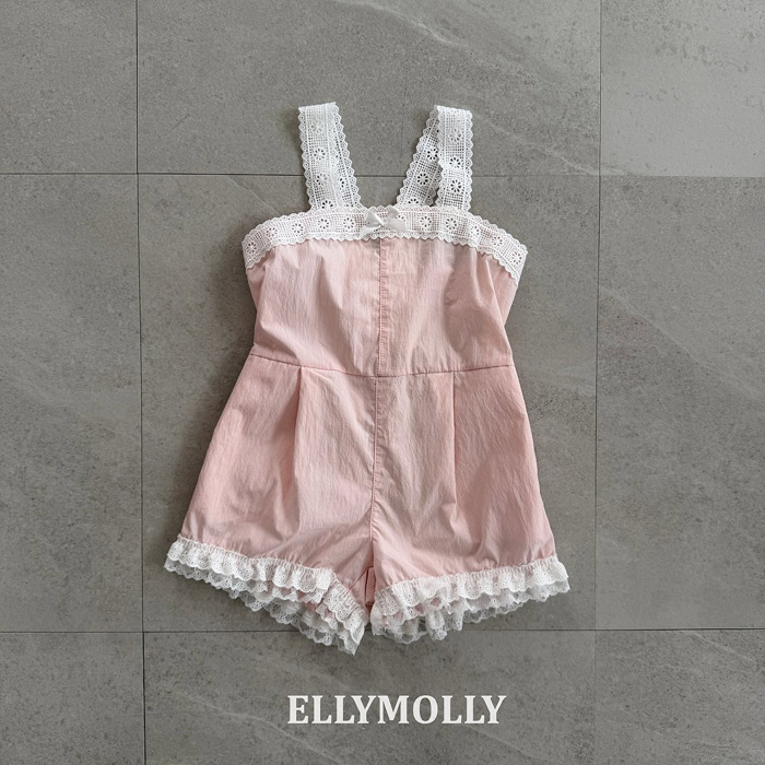 🇰🇷Ellymolly連身褲pink