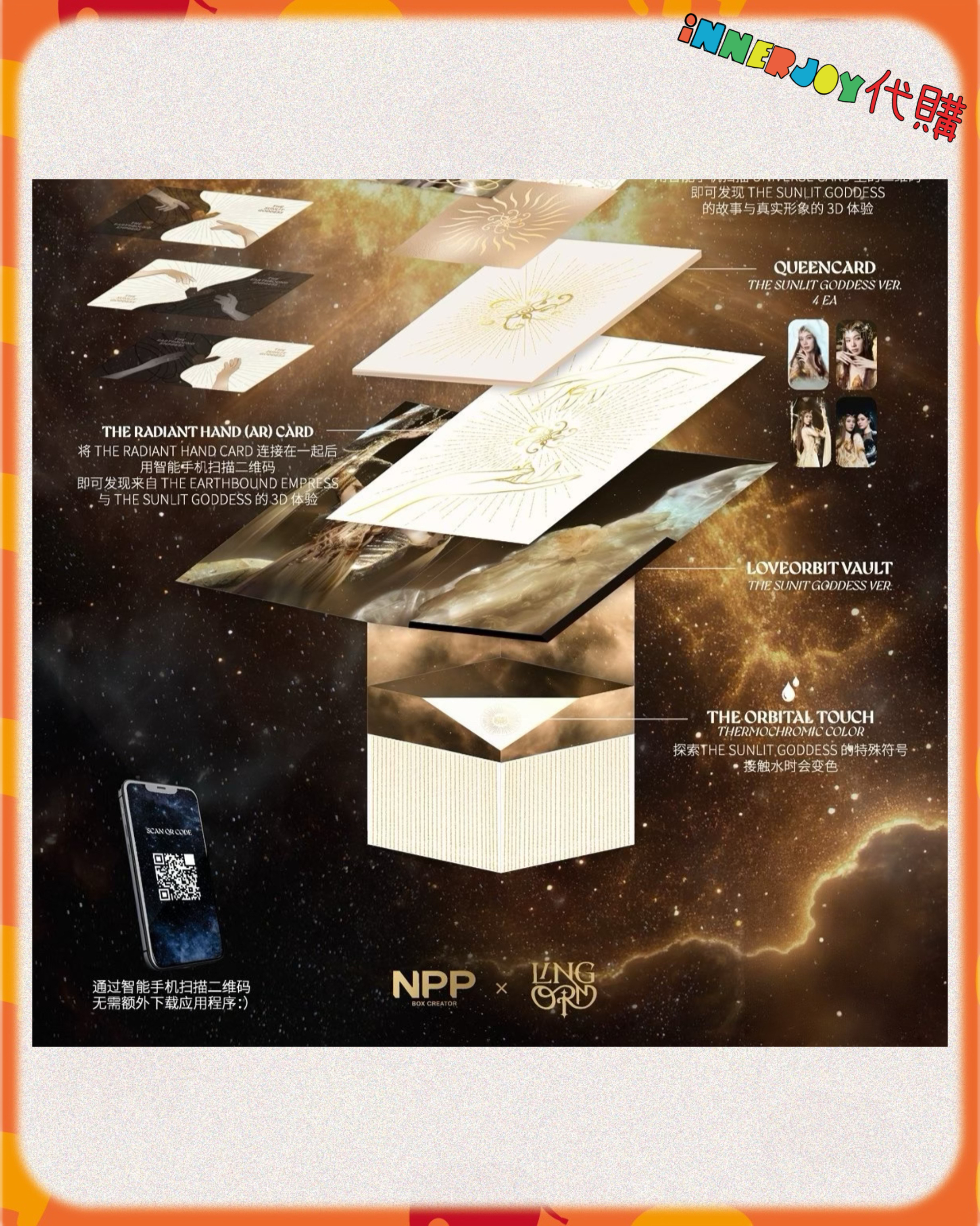 每日一截✨預購 | LingOrm - NPP x LINGORM LOVEBOX 系列🌌 三重心動收藏盒💓