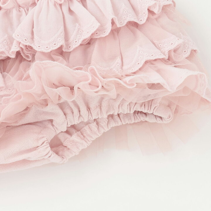 🇯🇵預訂 日本直送🇯🇵Petit Main三色蕾絲花邊層疊燈籠褲