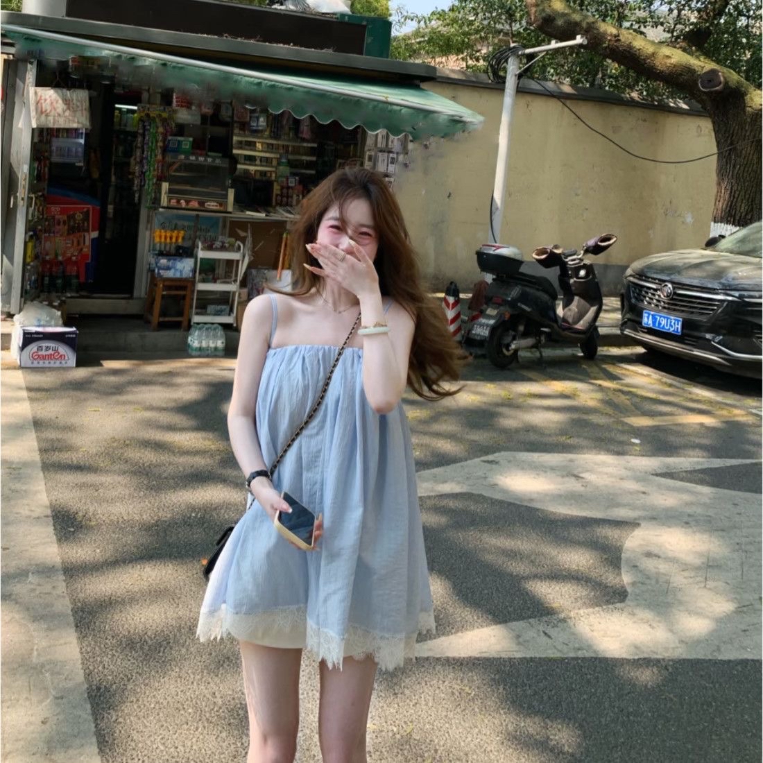 DR502宽松甜美连衣裙