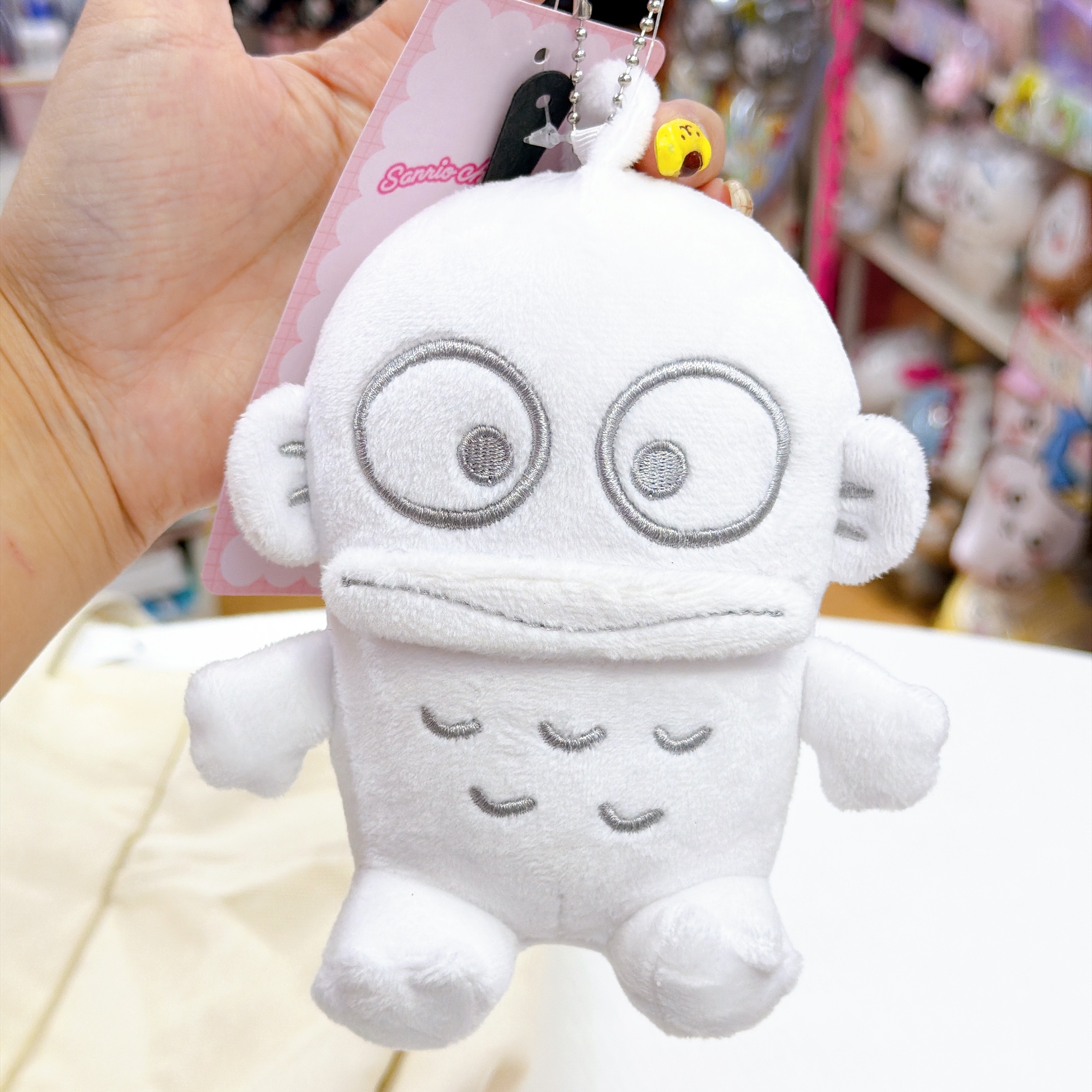日本直送Sanrio 水怪黑白公仔掛飾