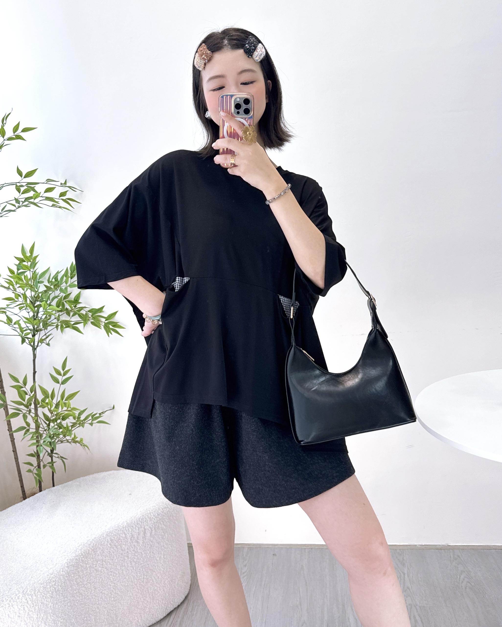 滑嘟嘟免燙冰絲牛奶棉上衣 3色