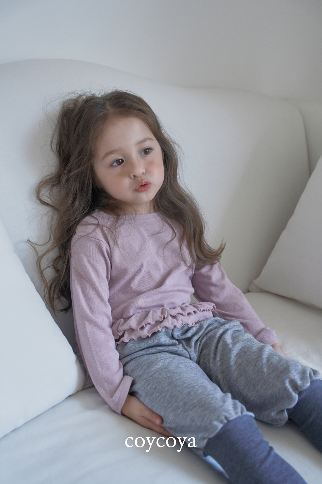 🌸預訂 韓國直送🌸🇰🇷COYCOYA兩色腳套寬鬆長褲