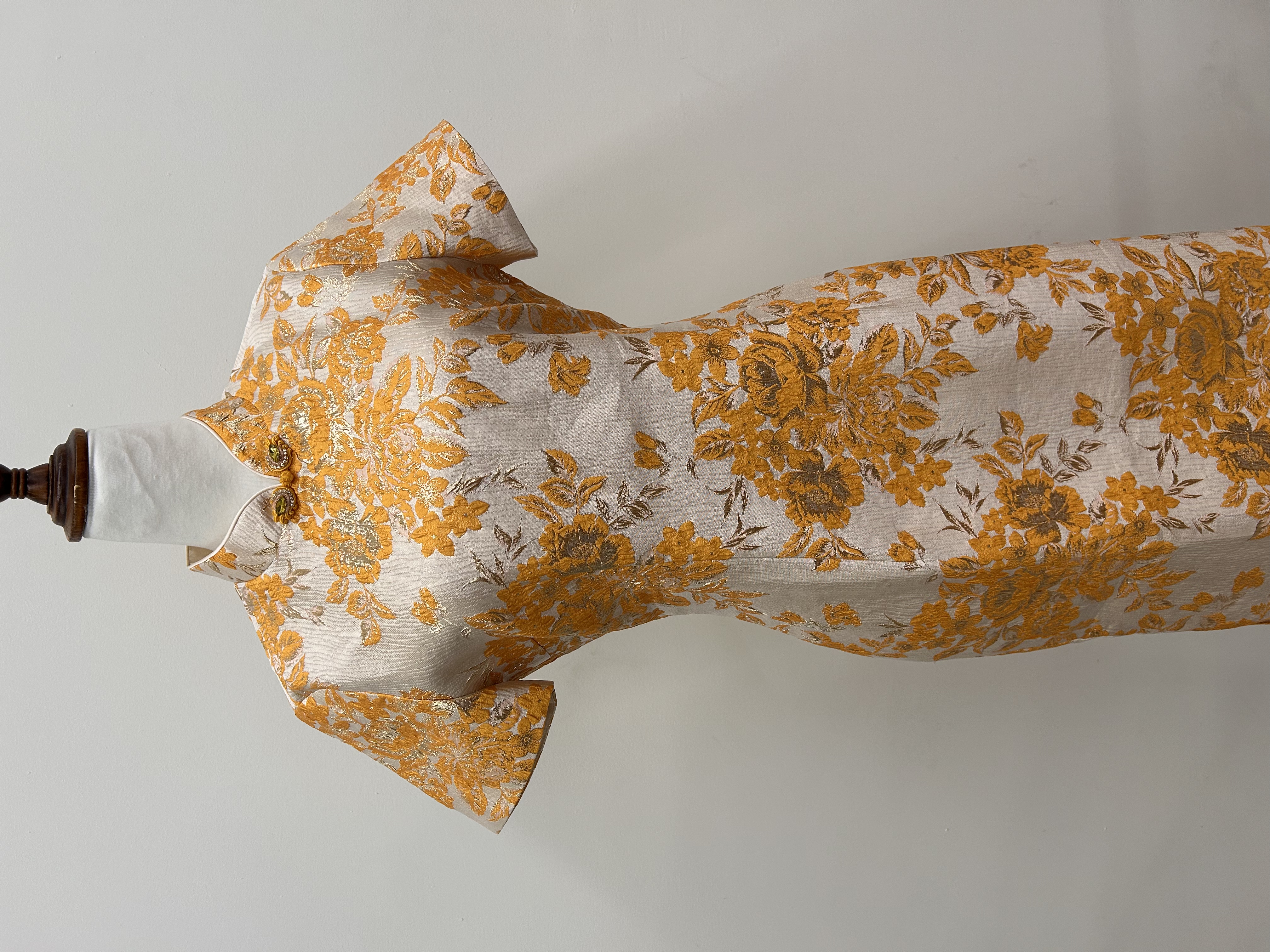 566.WB Embroidered Sleeve Qipao