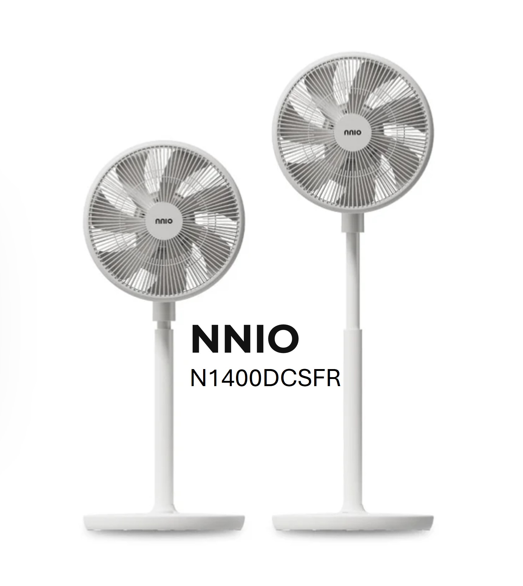 14'' BLDC Motor 3D Osc Air Circulator with Remote Control, Height Adjustable (N1400DCSFR)