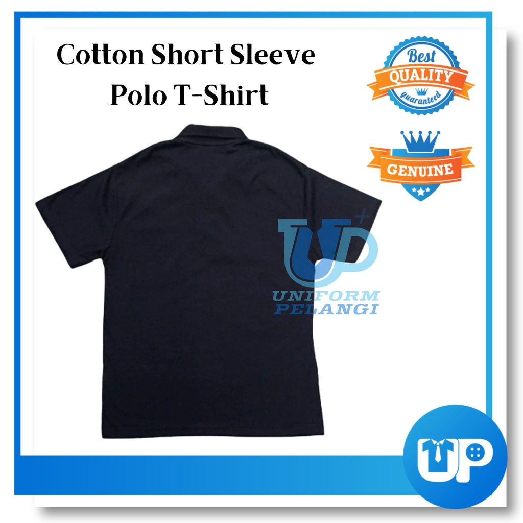T-SHIRT Kollar Lengan Pendek & Panjang Hitam / 100% COTTON SHIRT / HIGH QUALITY BLACK T-SHIRT/ Collar T-Shirt Sleeve