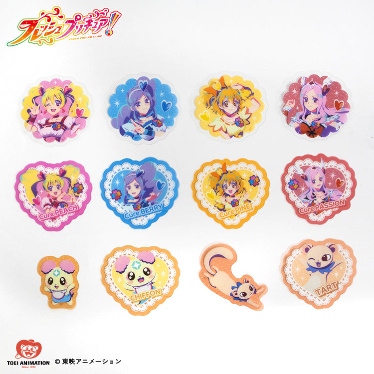 光之美少女 幸福精靈 Fresh PreCure ZIP袋連48枚貼紙 #P-PCG0998 [ThankYouMart] (PRE-ORDER) [2026/04]