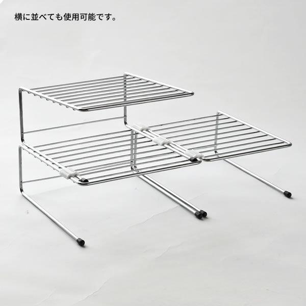 🔥🔥【日本直送《PEARL METAL》廚櫃分層碗碟收納架】3個裝 | S