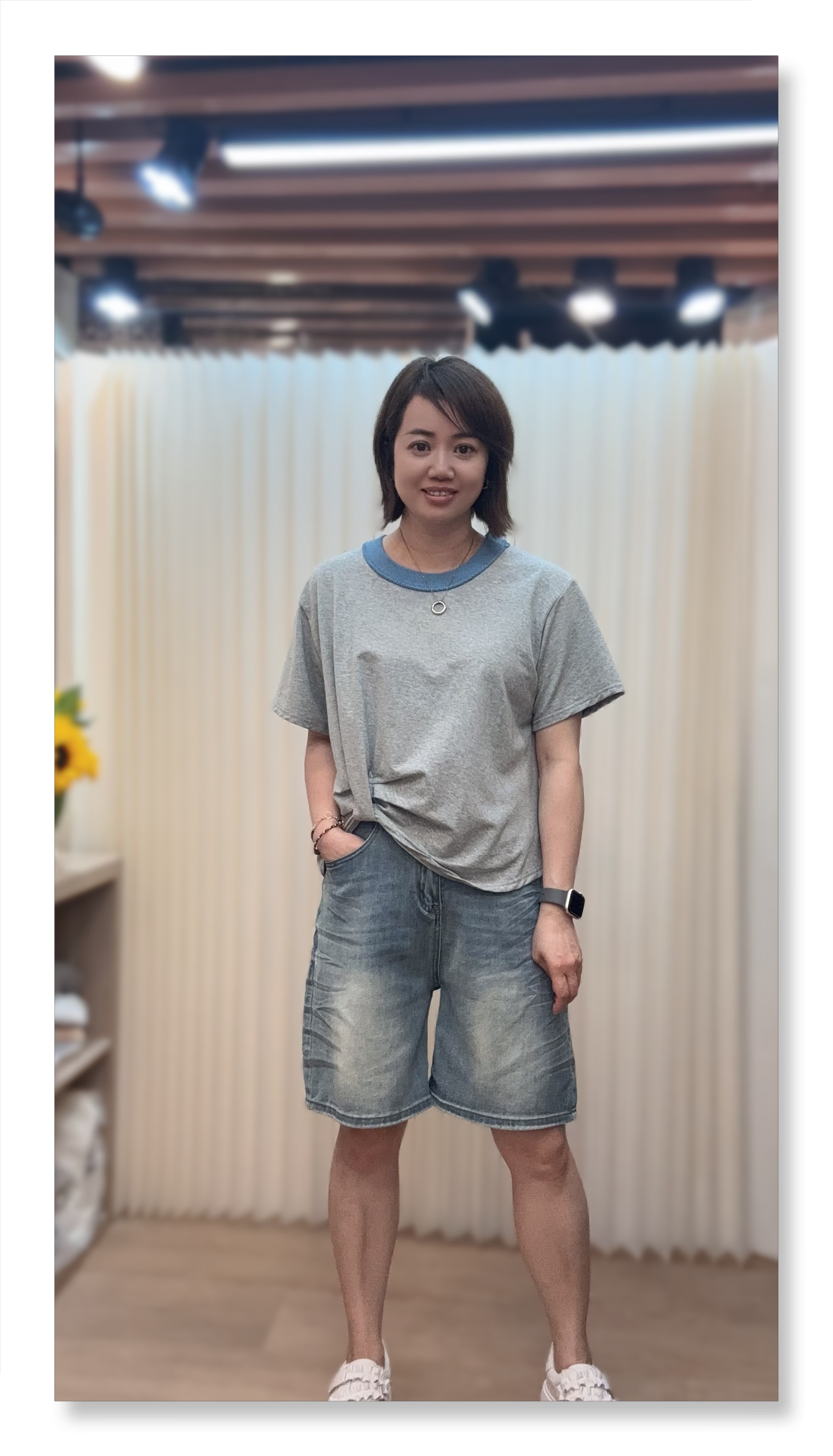 針織領混棉衫  M968 417233249