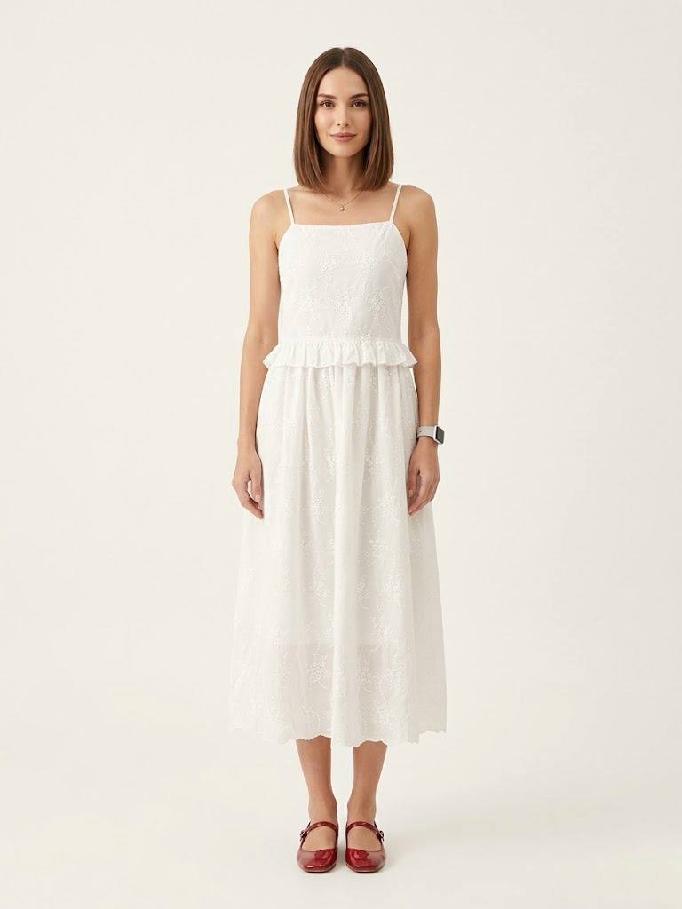 W6027 - Ruffle Dress