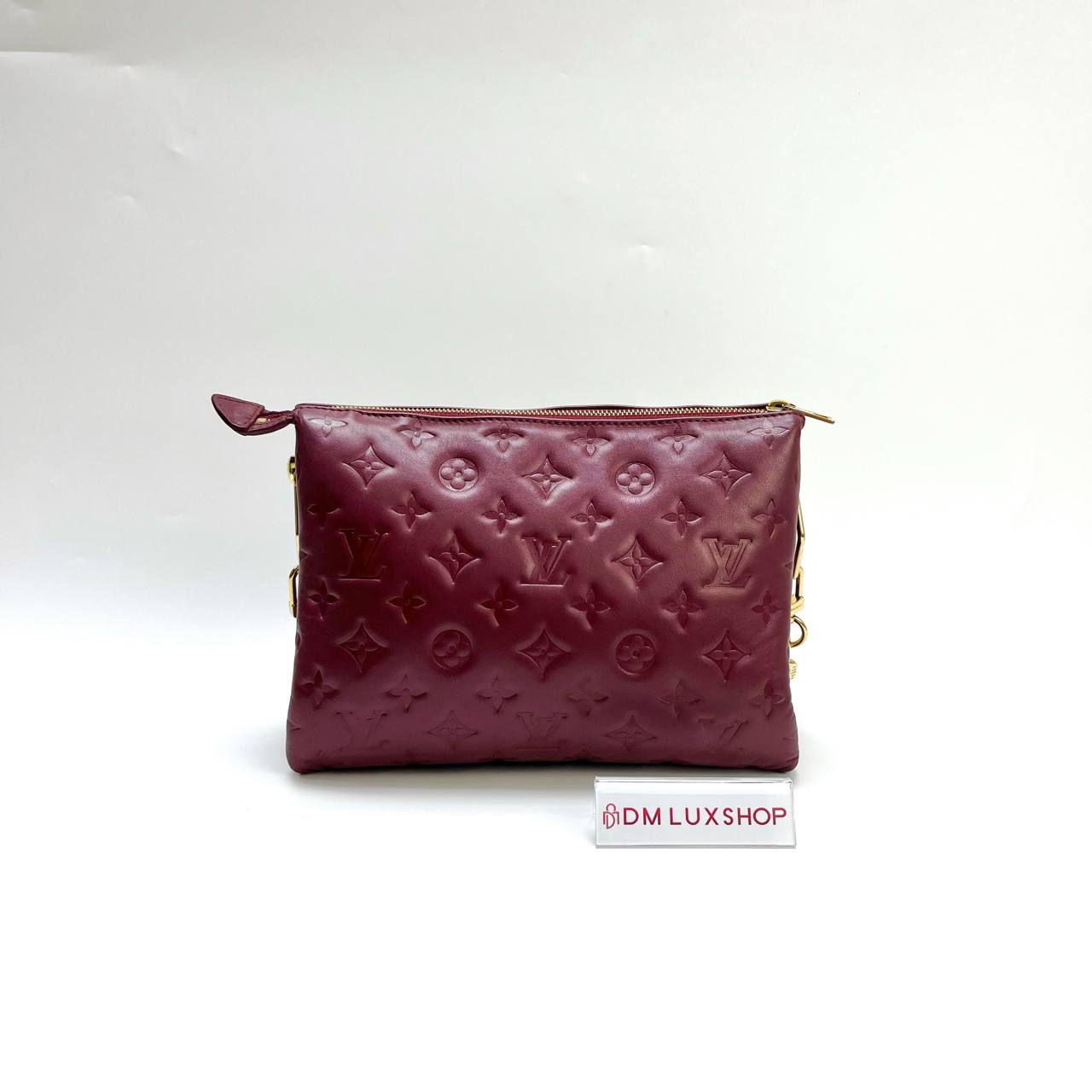 LV Coussin PM Maroon GHW