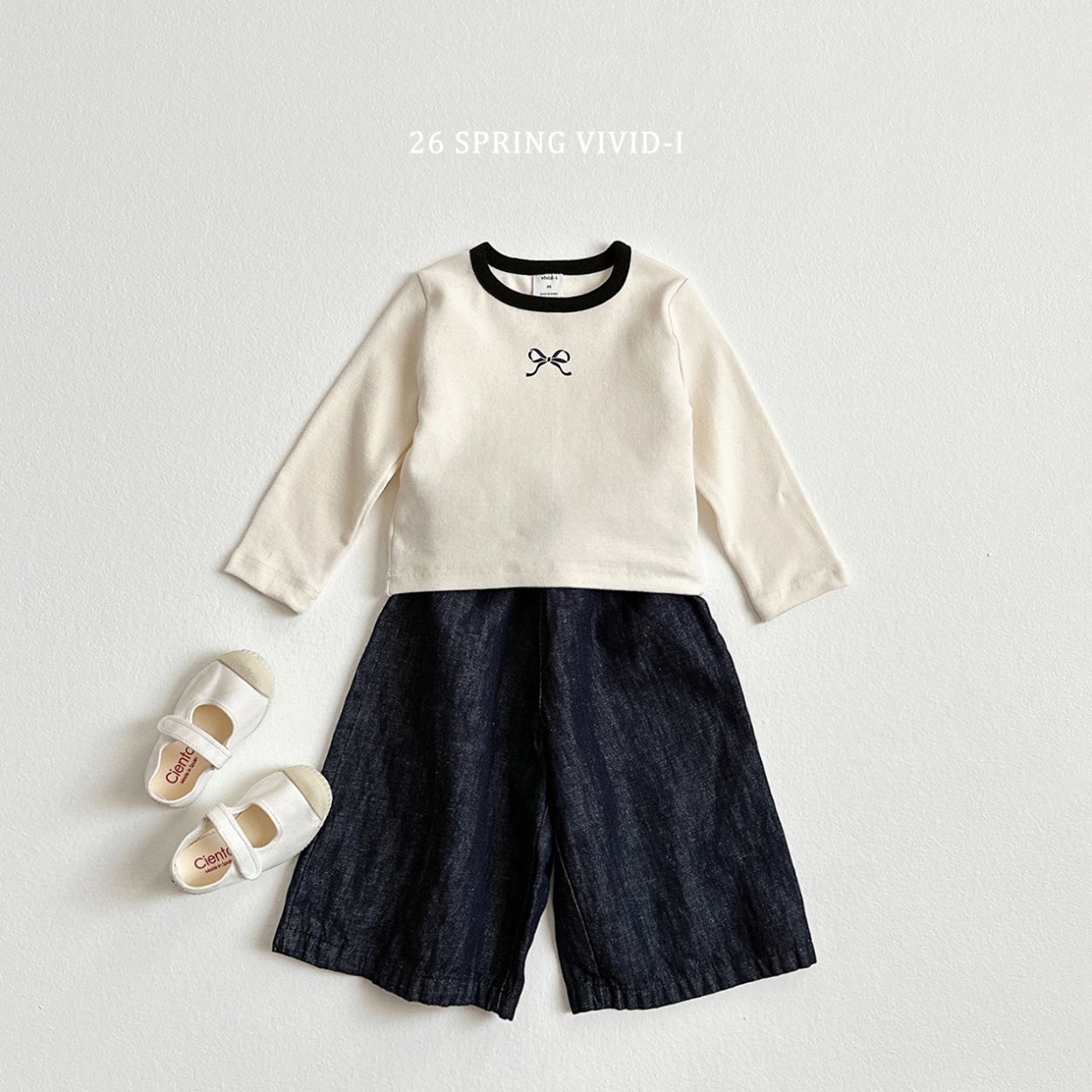 🌸預訂 韓國直送🌸🇰🇷VIVIDI寬版九分闊腳牛仔褲