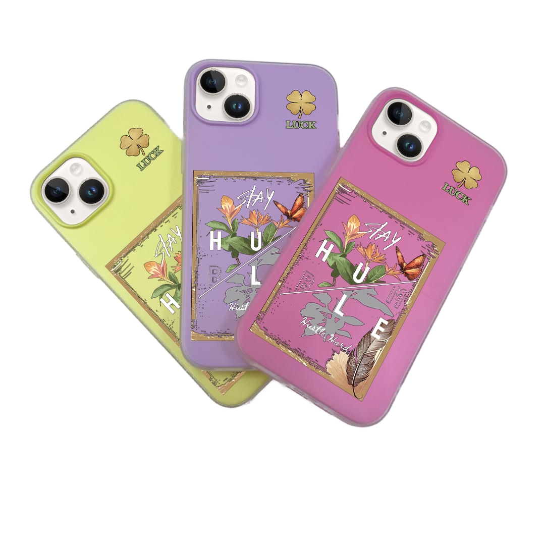 JELLY CASE PHONE FOR IPHONE - DESIGN FLOWER A4