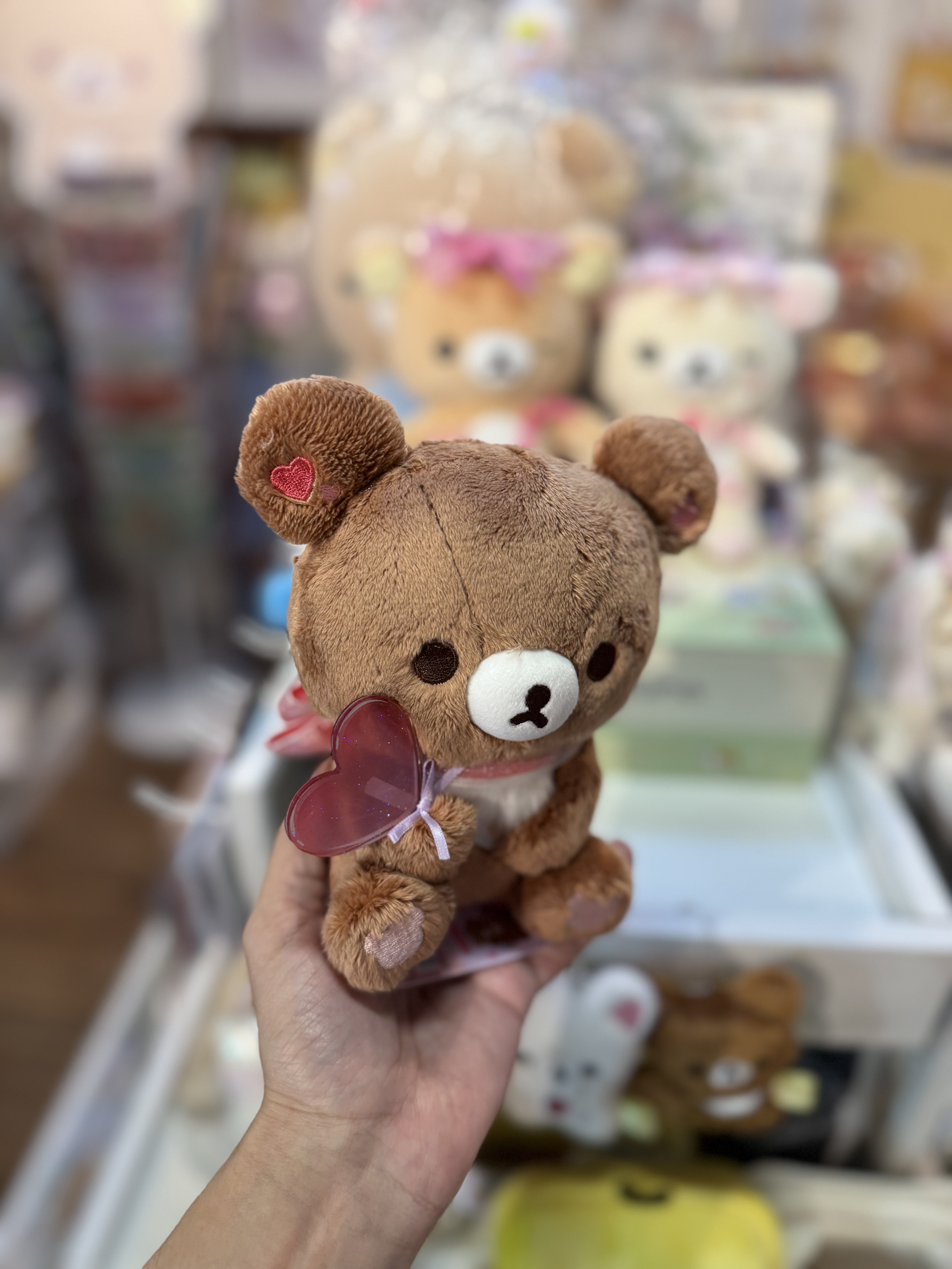 《現貨》全新日本專店限定 Rilakkuma情人節造型公仔