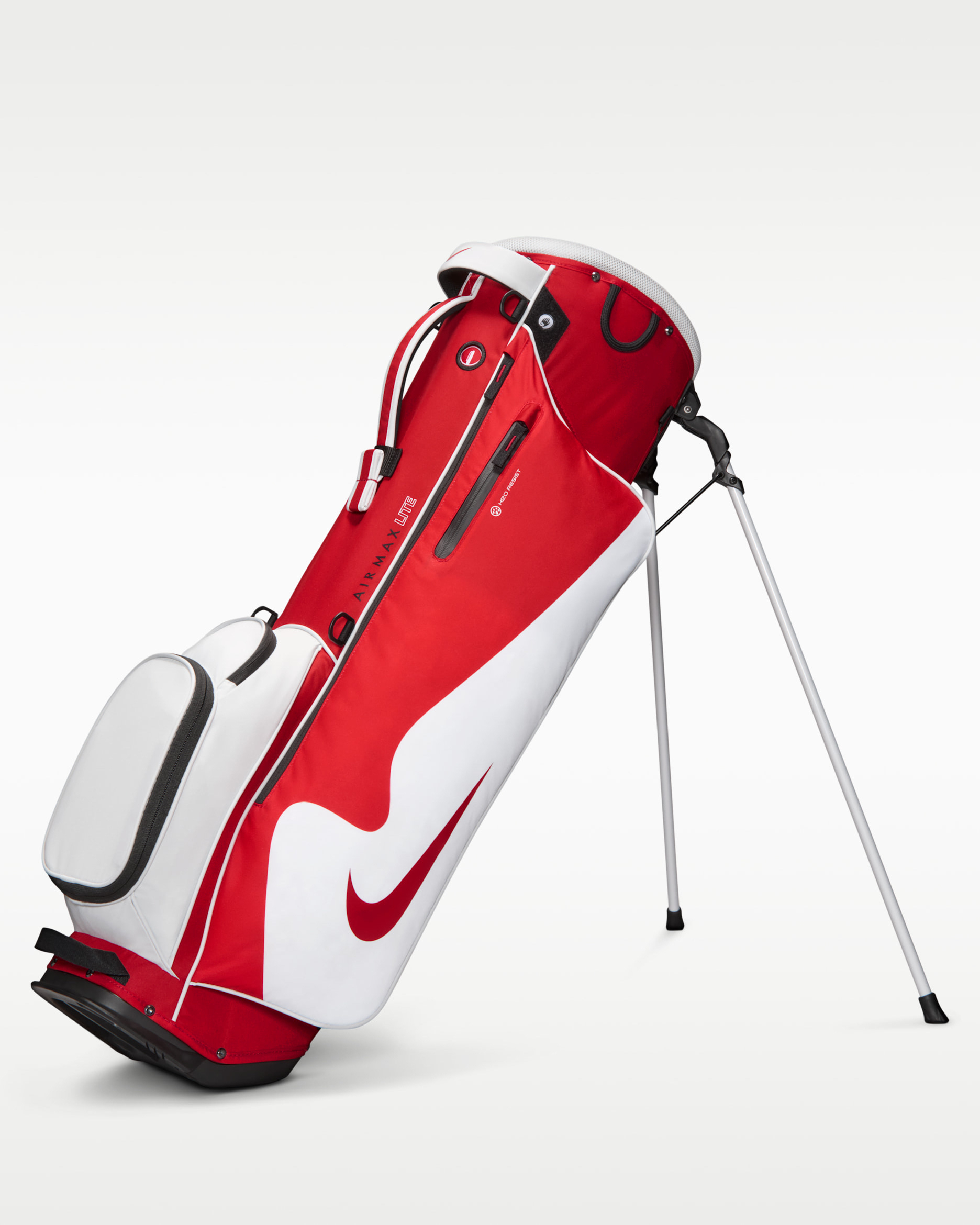 NIKE Air Max Lite 4WAY Stand Bag 4格支架包 - 白紅