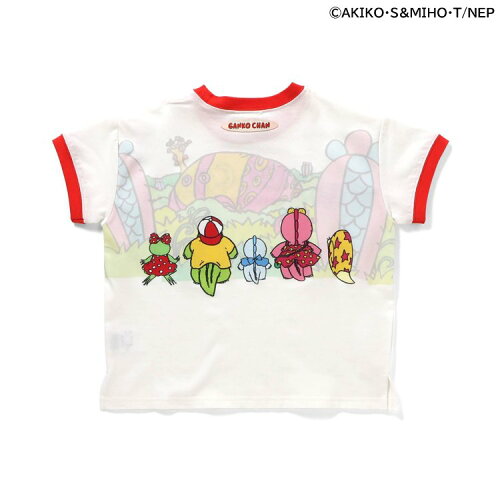 🆕【⭐訂購⭐】🇯🇵日本直送🌀#GankoChan 拼色綑邊袖 刺繡 短袖T恤［2款選］🌀 [ELDA-0266][260529]