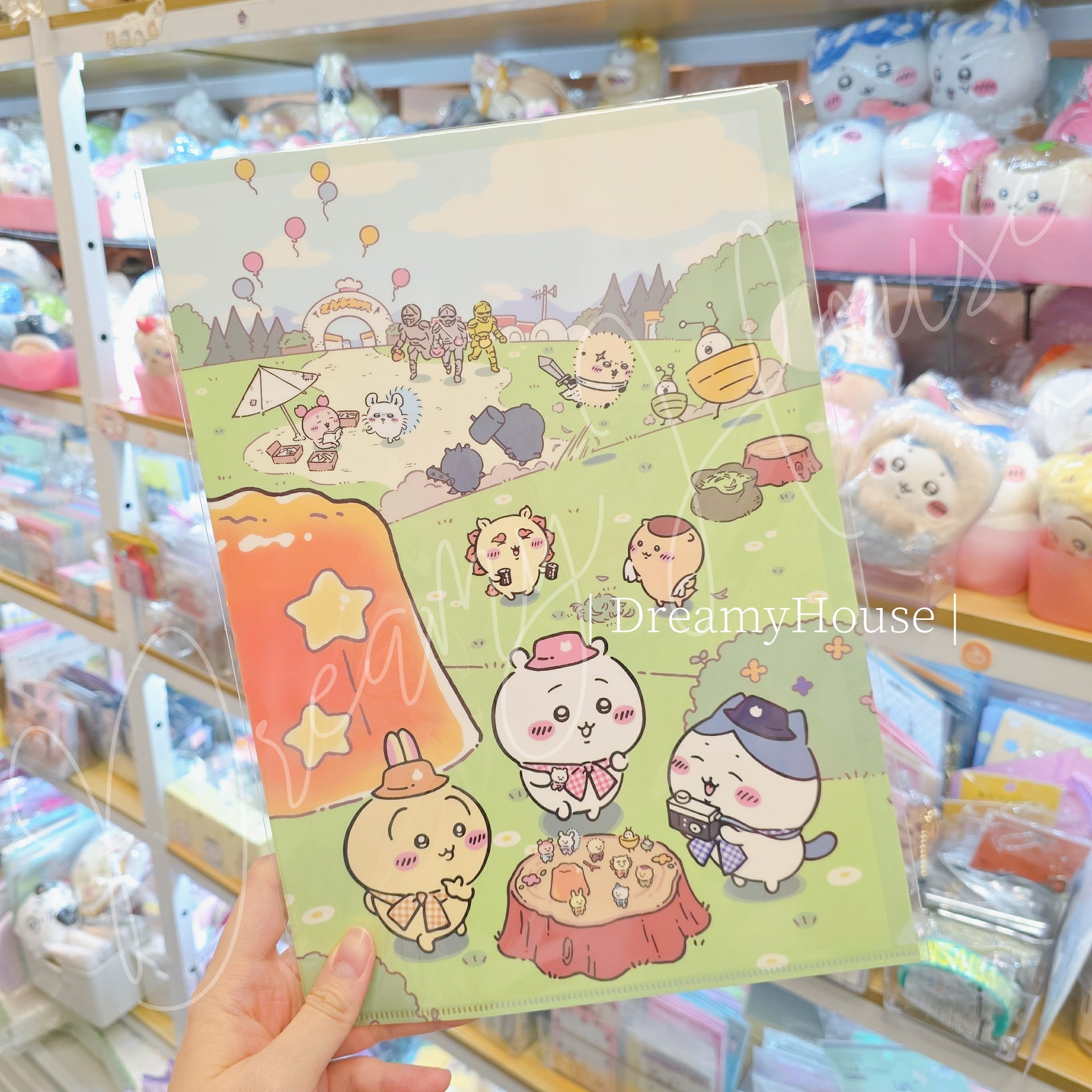 日本 Chiikawa Pocket 野餐款 A4 File