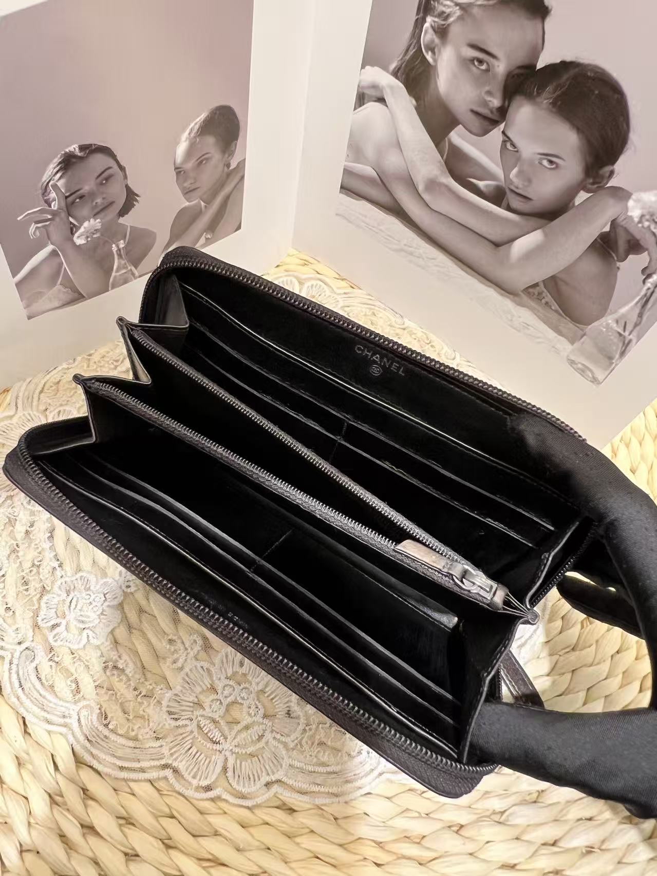 Chanel 絕版山茶花長夾
