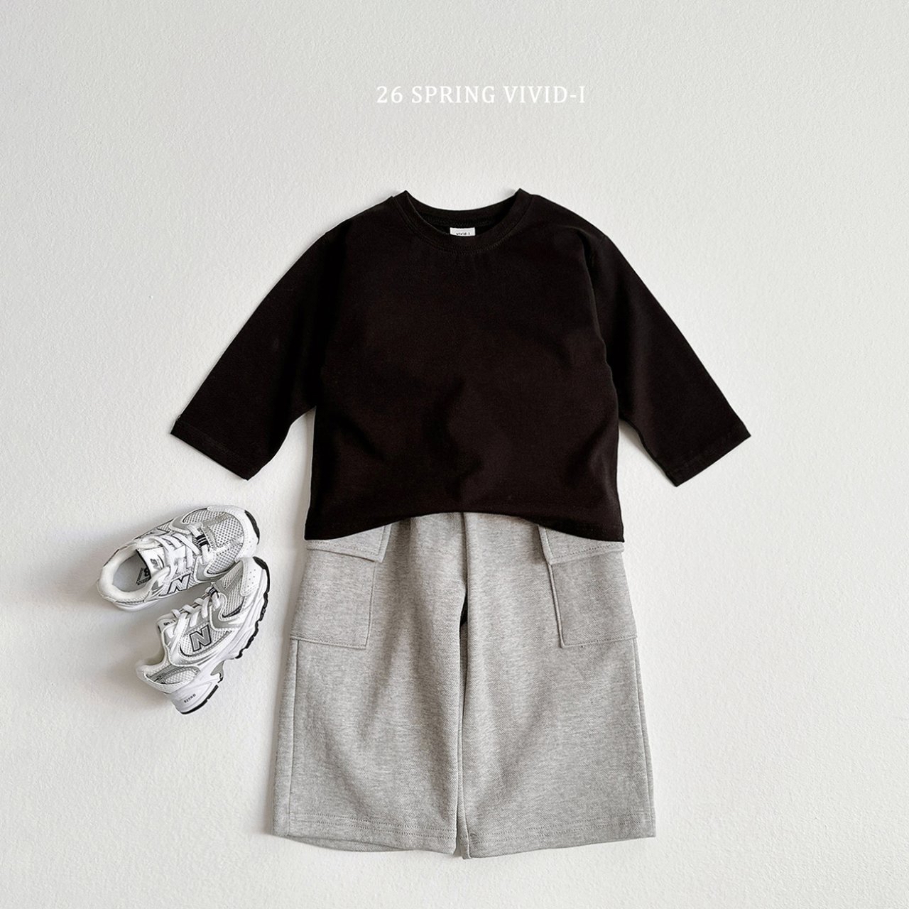 🌸預訂 韓國直送🌸🇰🇷VIVIDI四色寬鬆工裝闊腳運動褲