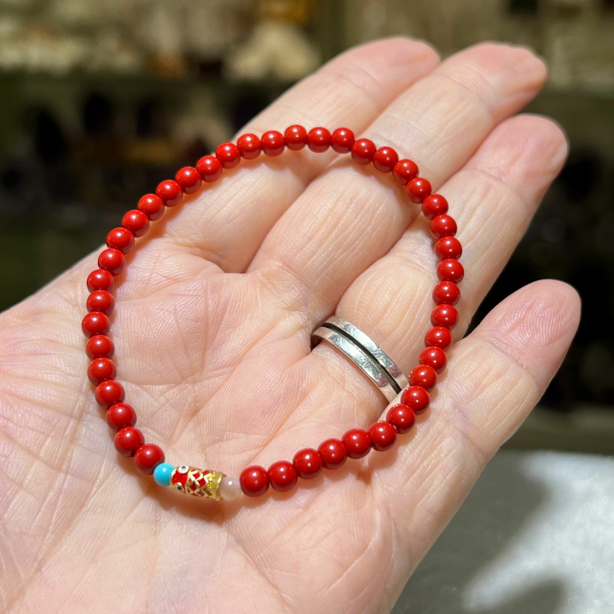 DIY 硃砂手串 4mm +/-