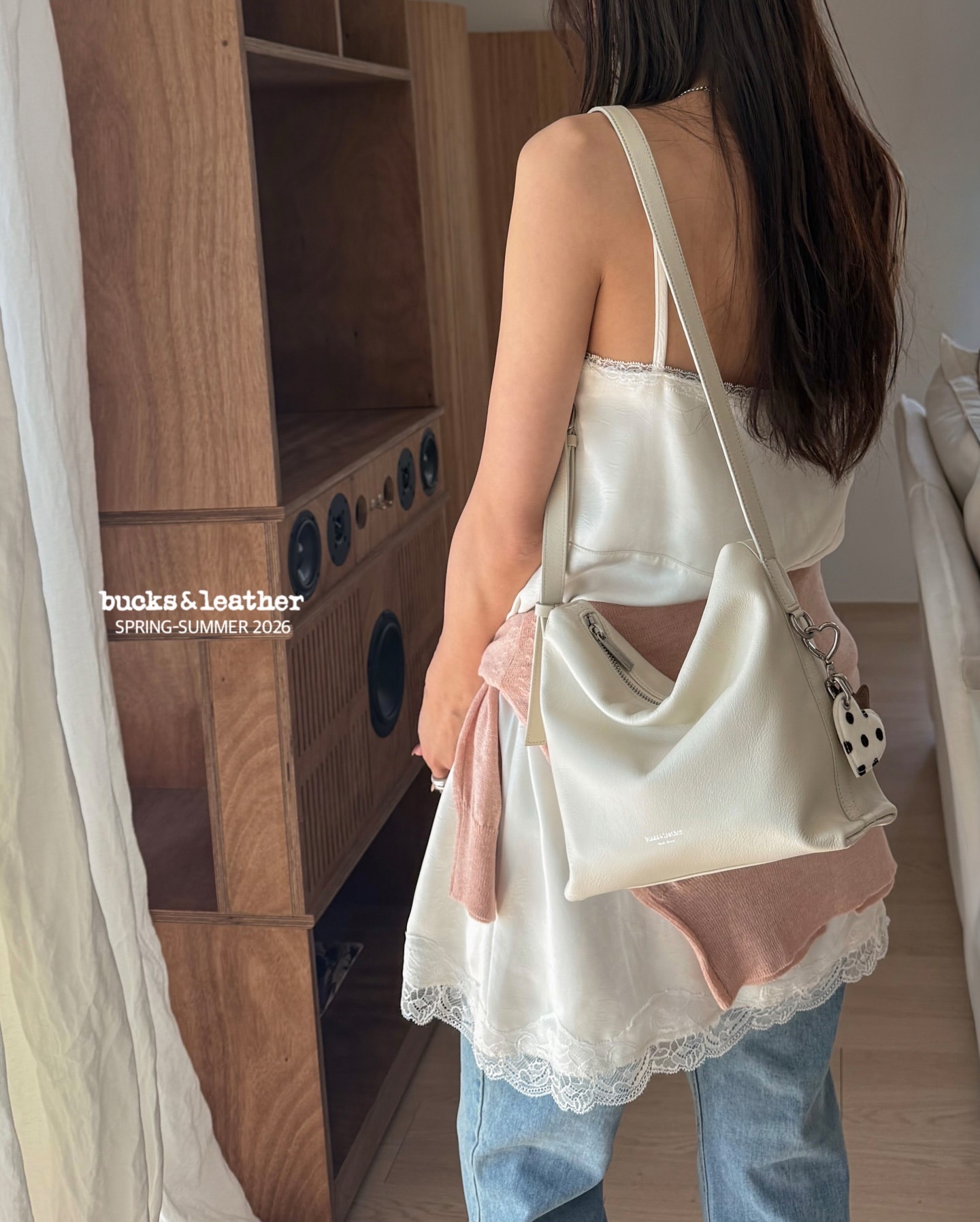 預購_牛皮亮面 / 荔枝紋 Low Bag (S) By Bucks & leather