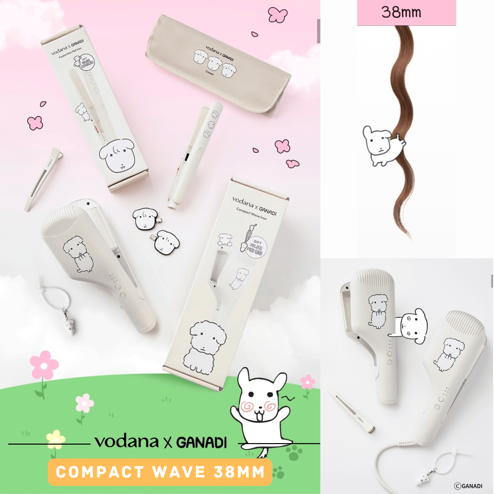 Vodana × GANADI Edition｜Compact Wave Iron 38mm