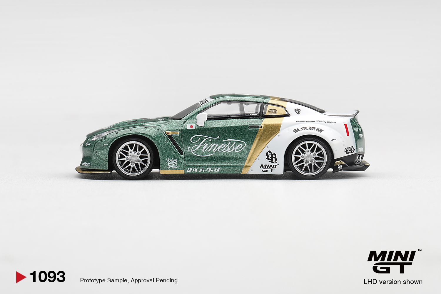 （預訂 Pre Order) MINI GT ( MGT01093-L ) Nissan GT-R (R35) LB★WORKS Type 1, Custom Ducktail Auto Finesse