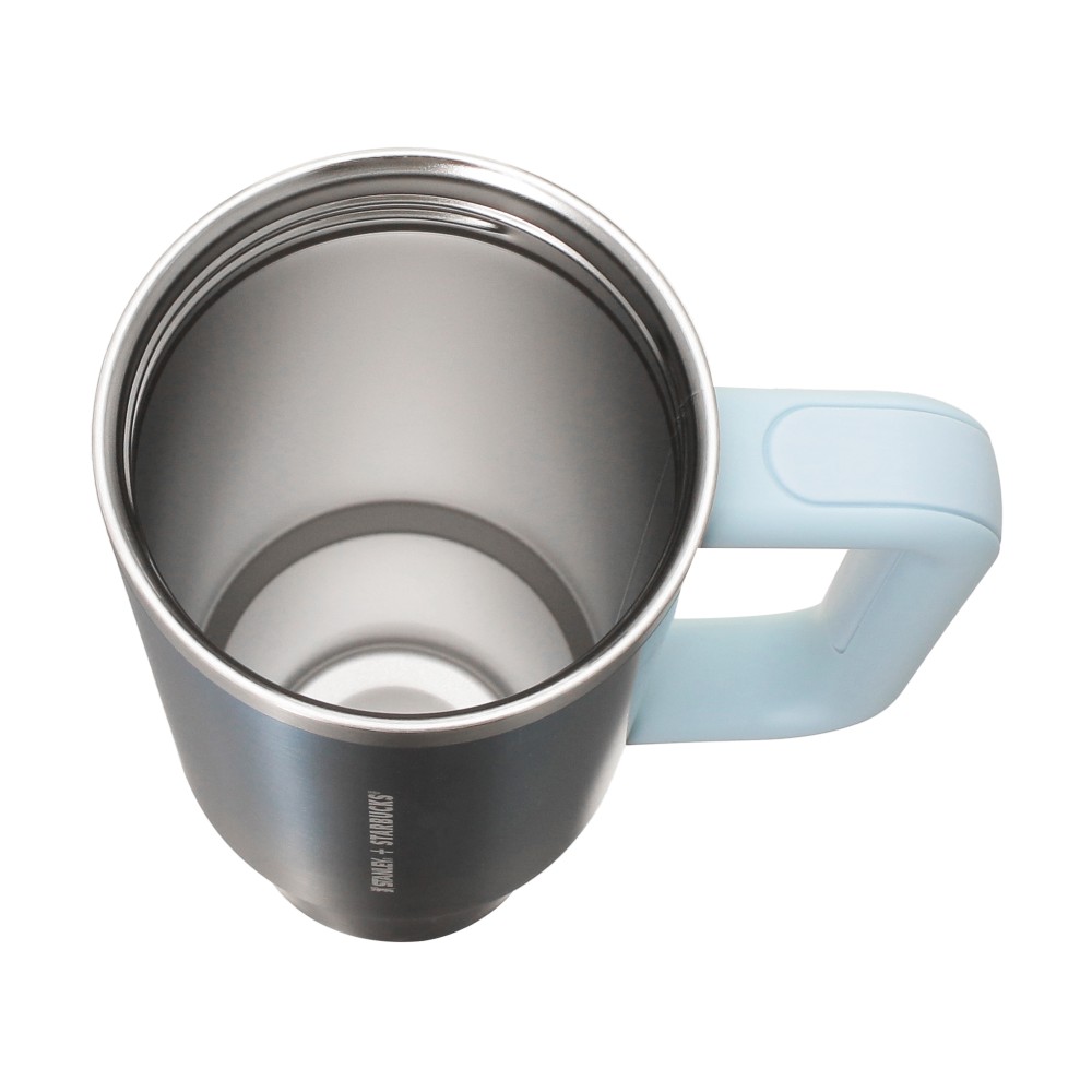 《日本🇯🇵 STARBUCKS 2026 Feel the Breeze 限定系列》STANLEY 3 WAY冰藍漸變不鏽鋼保溫杯 887ml