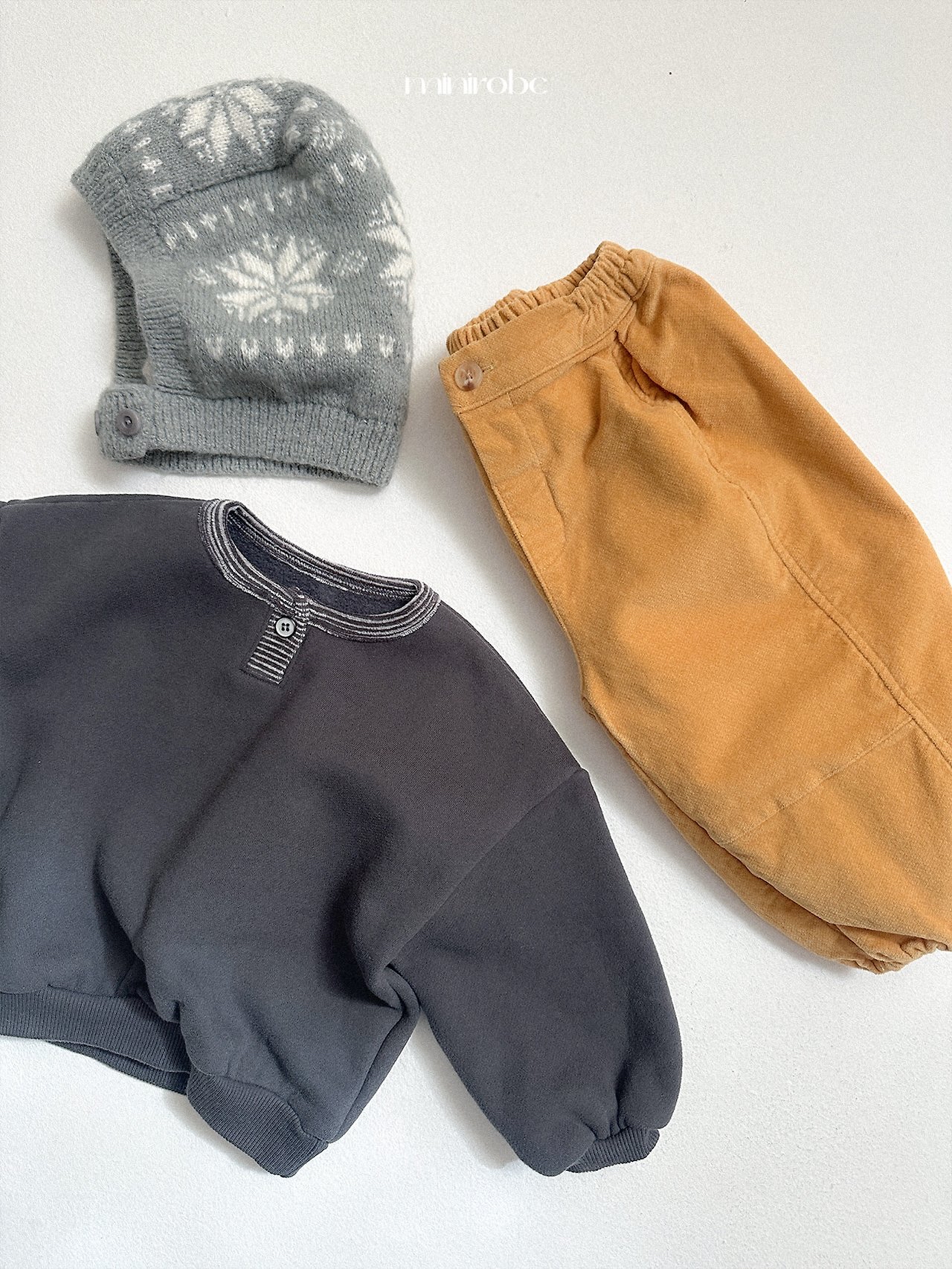 Mnirobe | Winter peach jogger pants