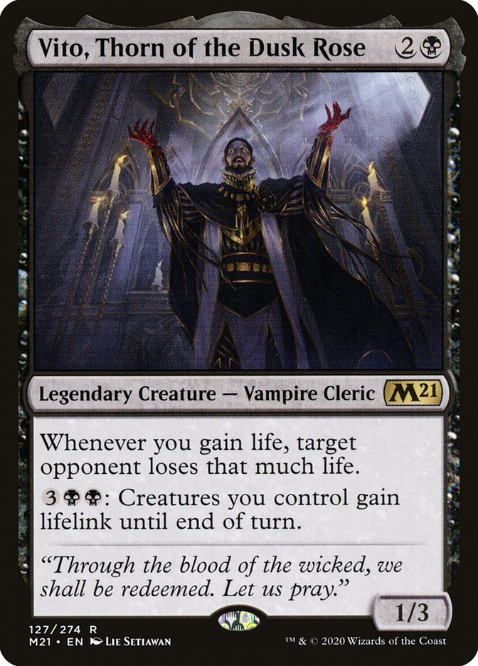 [Non-Foil] Vito, Thorn of the Dusk Rose [M21-127] [en]