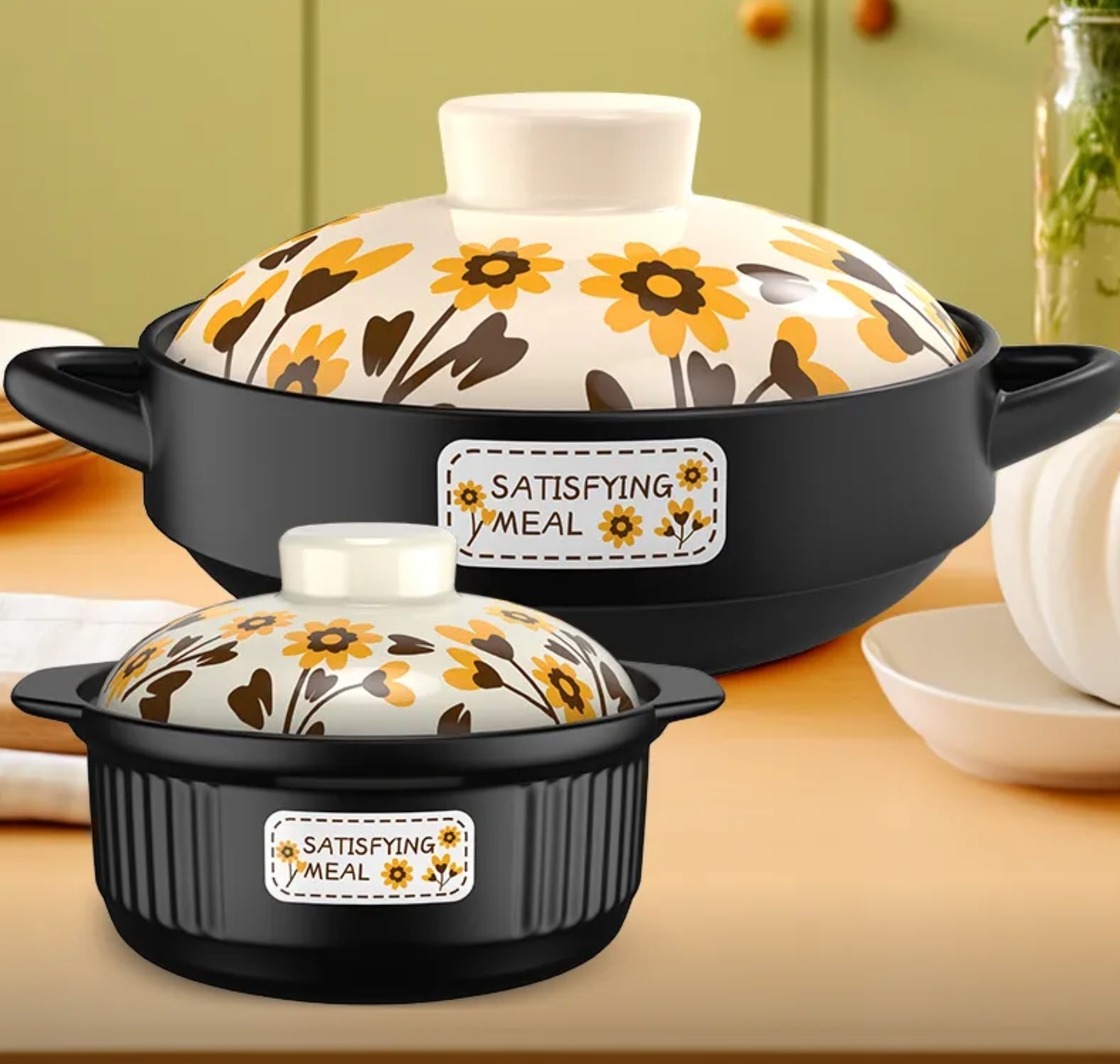 一套2個$188套。✨【人氣耐熱砂鍋｜3300ML家庭裝】✨靚樣＋實用兼備🔥屋企煮食必備