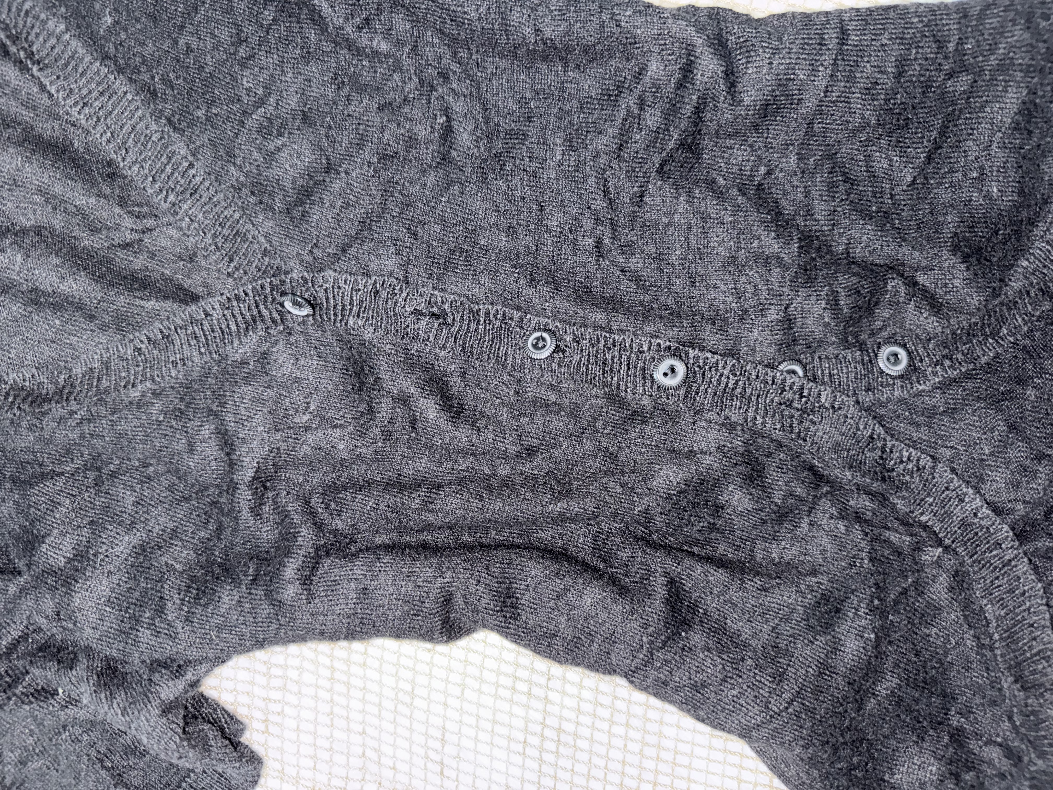 [On Sale]Black Knitted Button Cardigan 