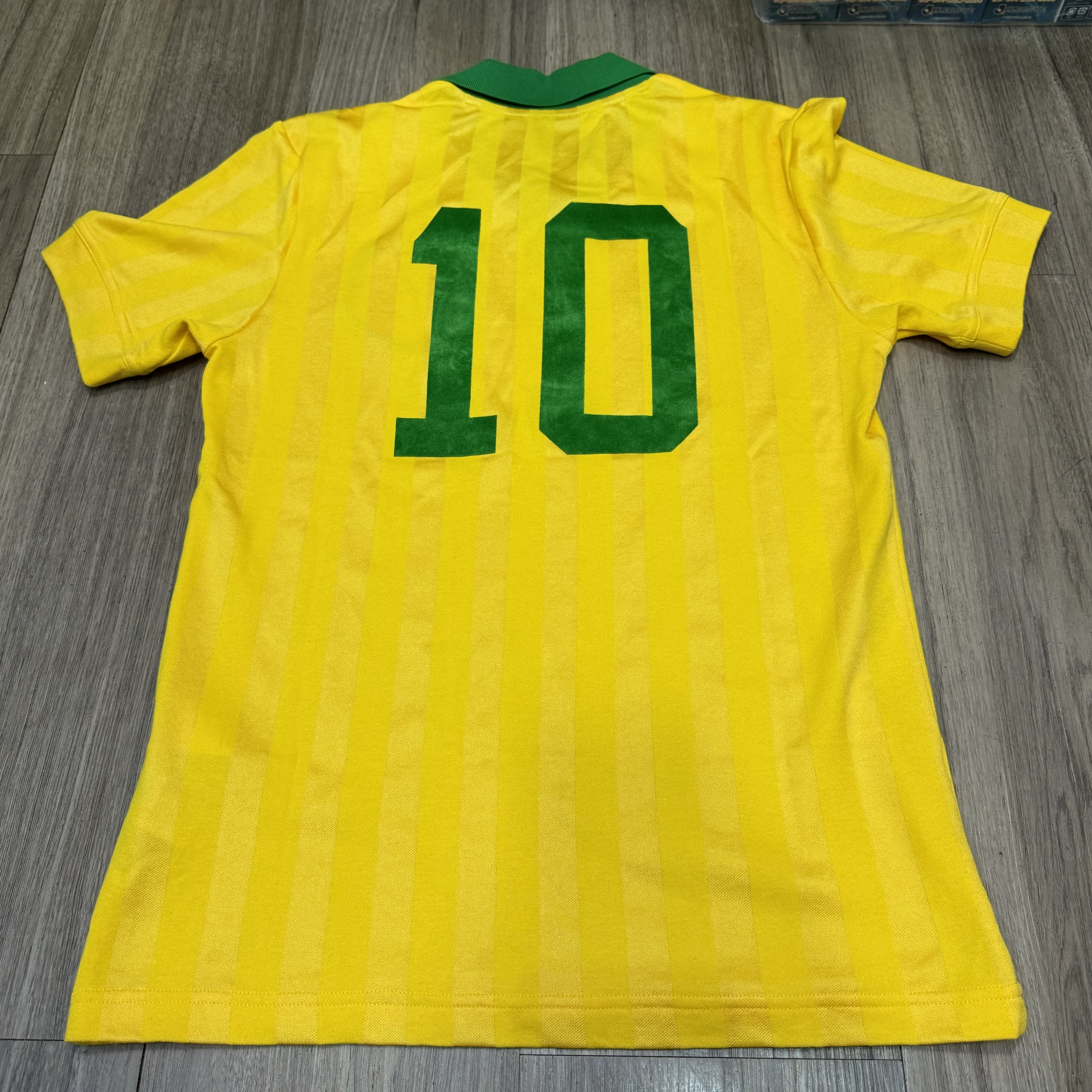 Brazil retro home shirt #10
