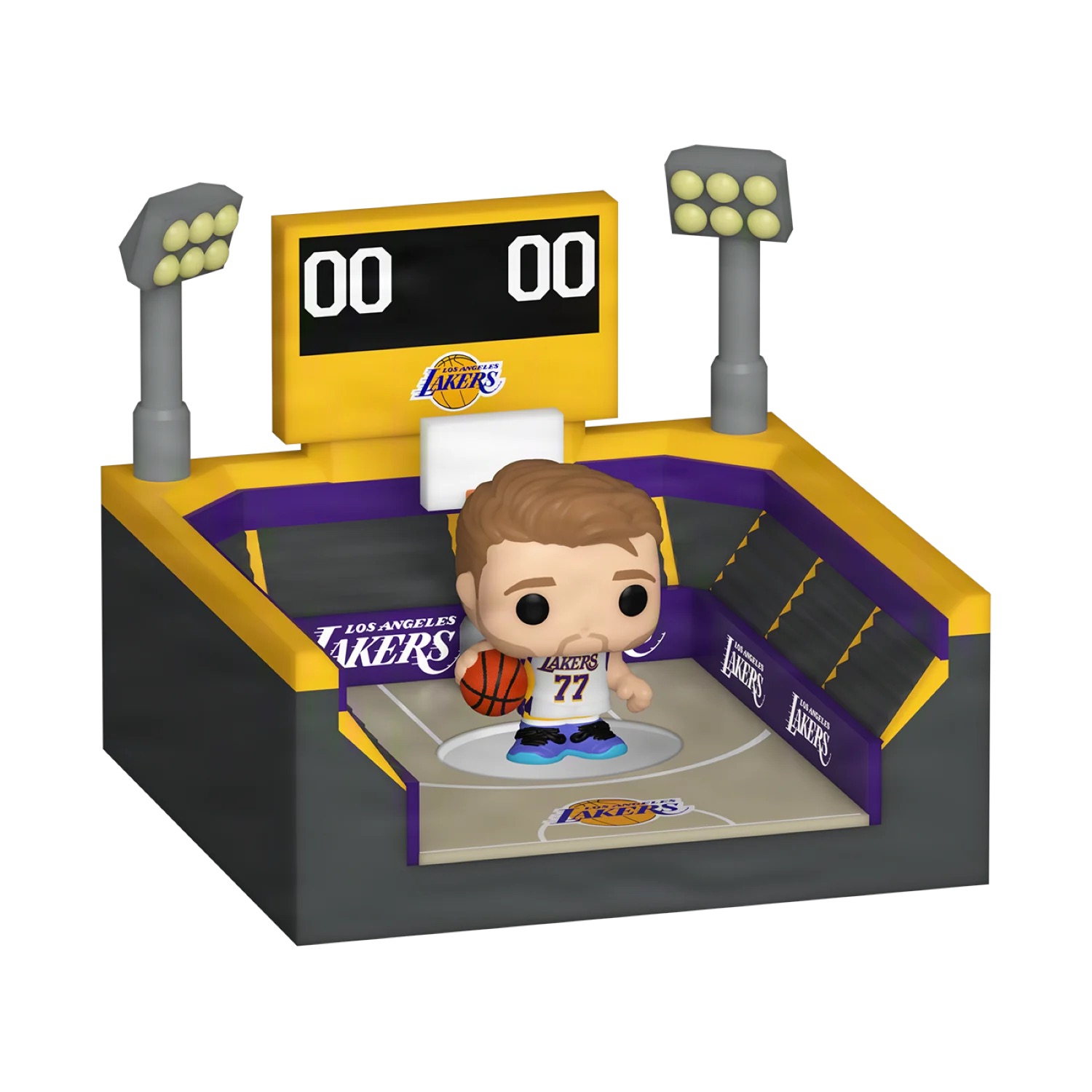 📦訂購 美國代購 Bitty POP! Town: NBA Arena - Lakers with Luka Doncic Figure 模型