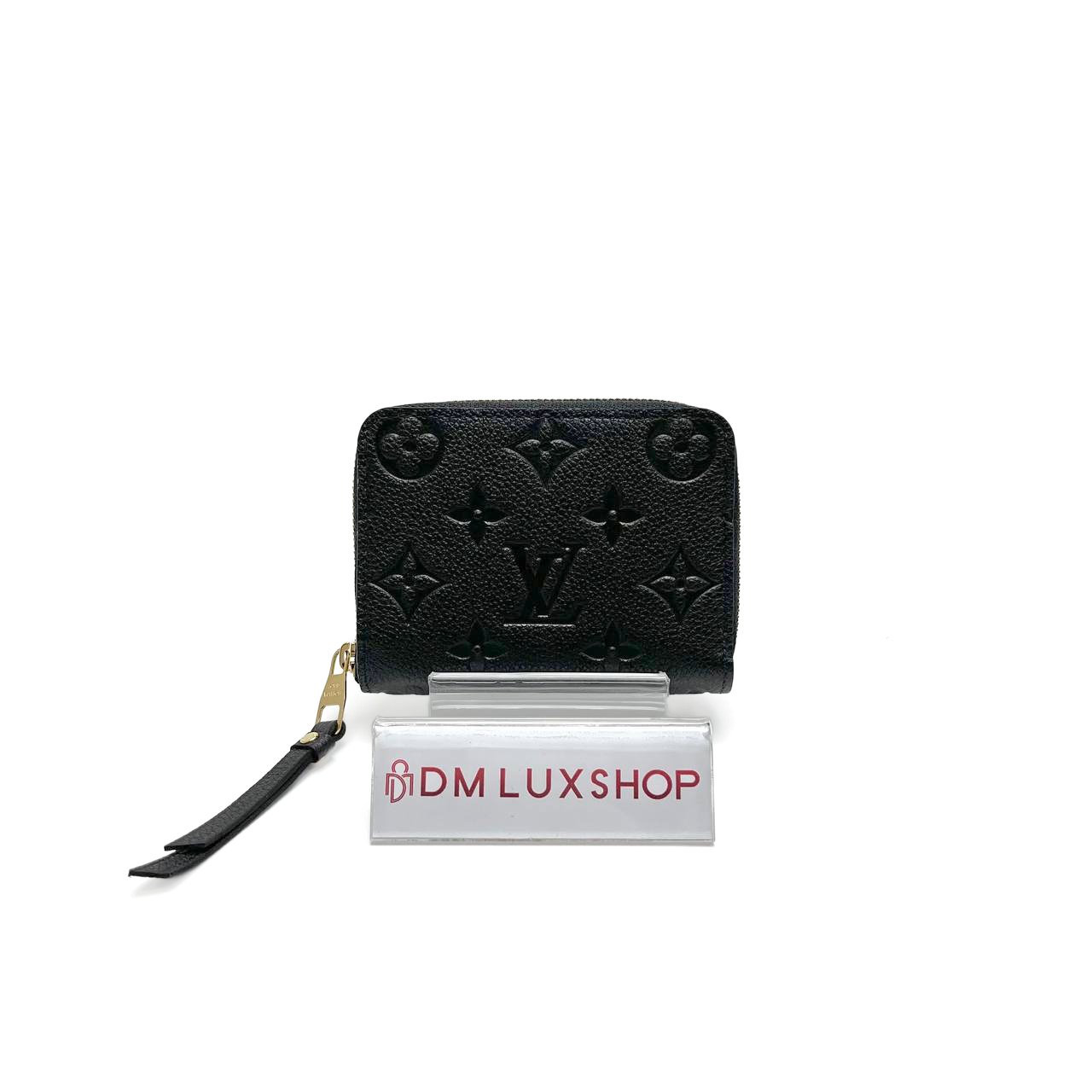 LV Black Monogram Empreinte Zippy Coin Purse