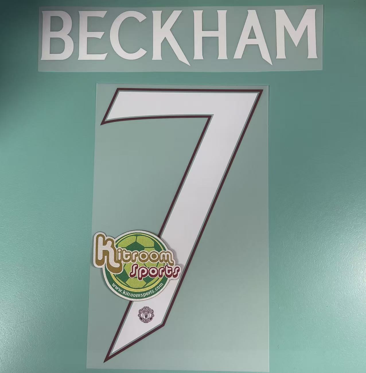 2023-24 Manchester United Away UCL Nameset #7 BECKHAM
