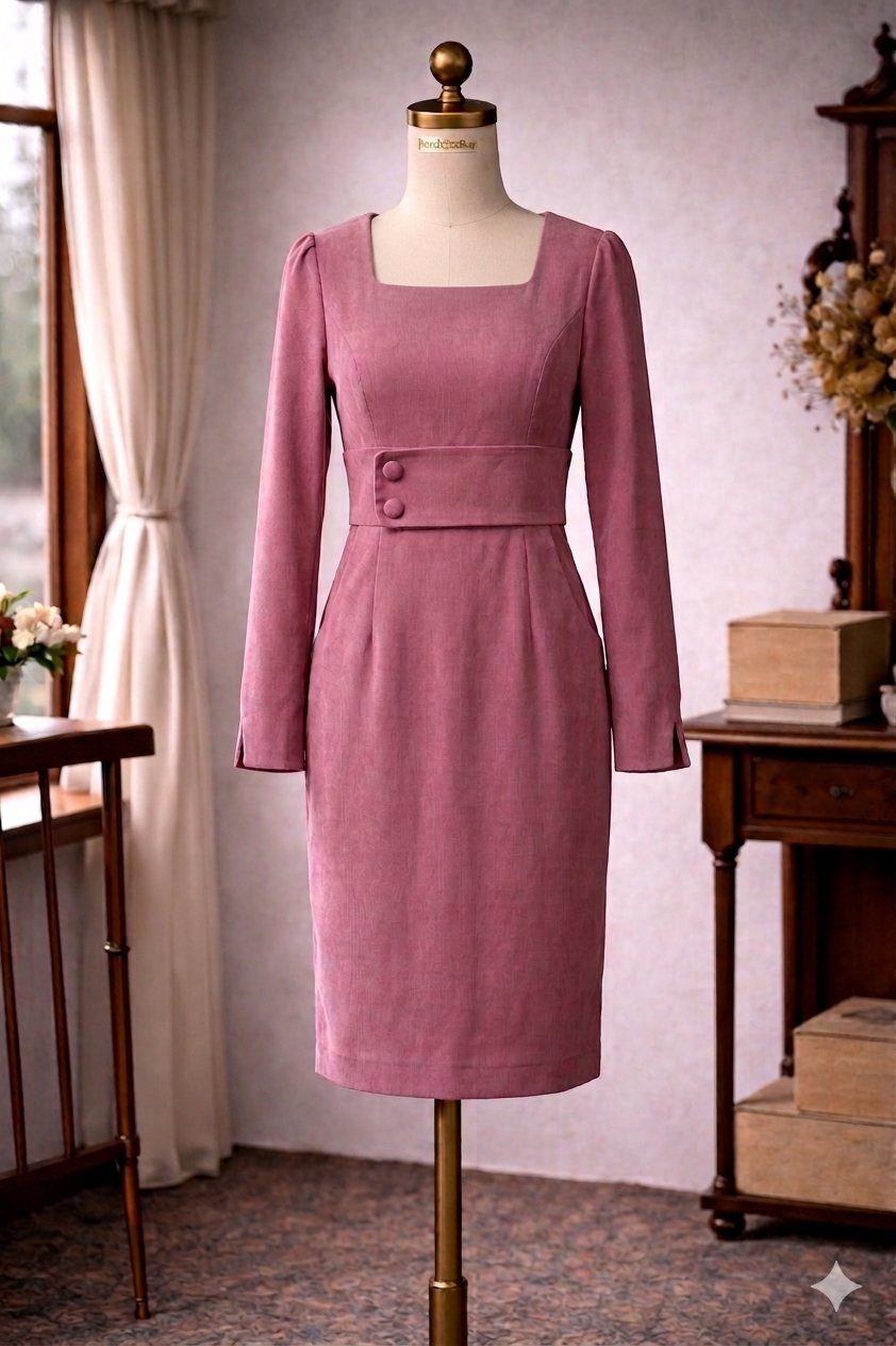 (Custom-Made) 1950s Inspired Cordelia Grace Dress - Available in Different Colours (FM223）
