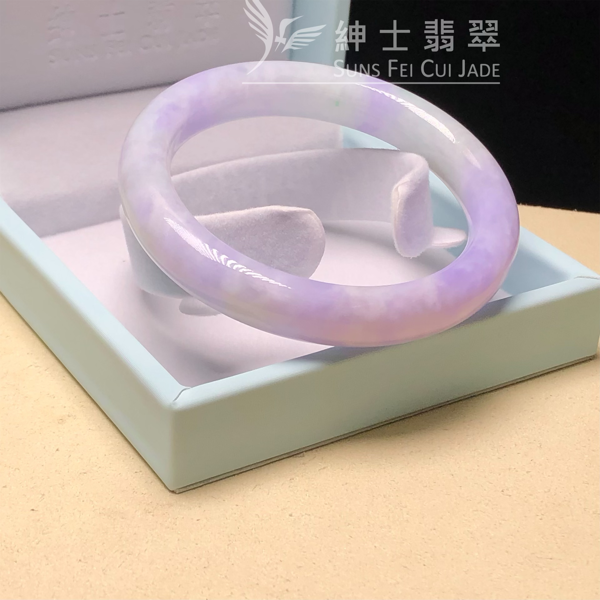 C05976 木那藍紫春彩福鐲55mm