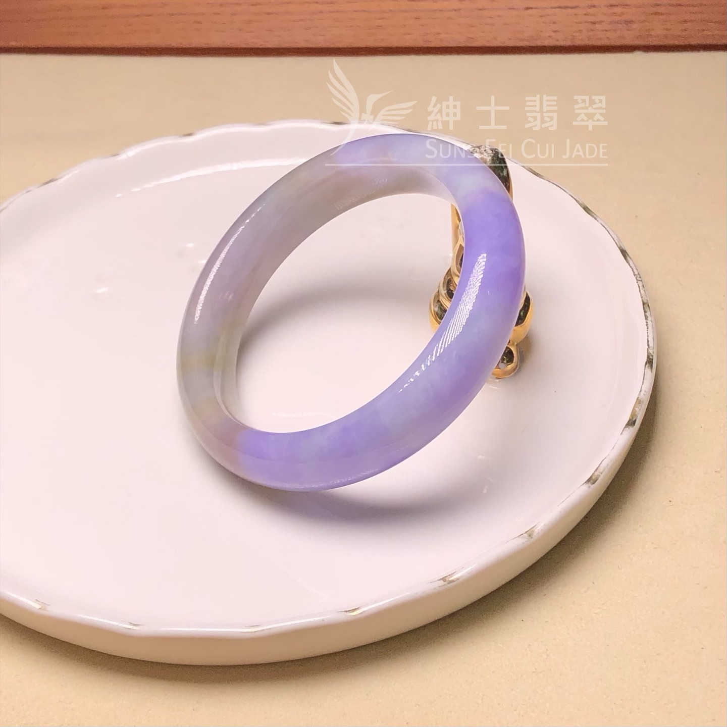 桃紅春福鐲49.8mm