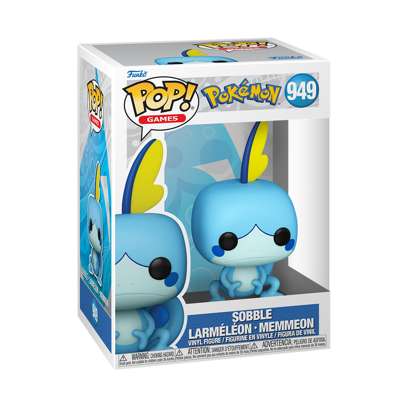 📦訂購 英國代購 Funko POP! Pokemon Sobble Figure 寵物小精靈 淚眼蜥 模型 
