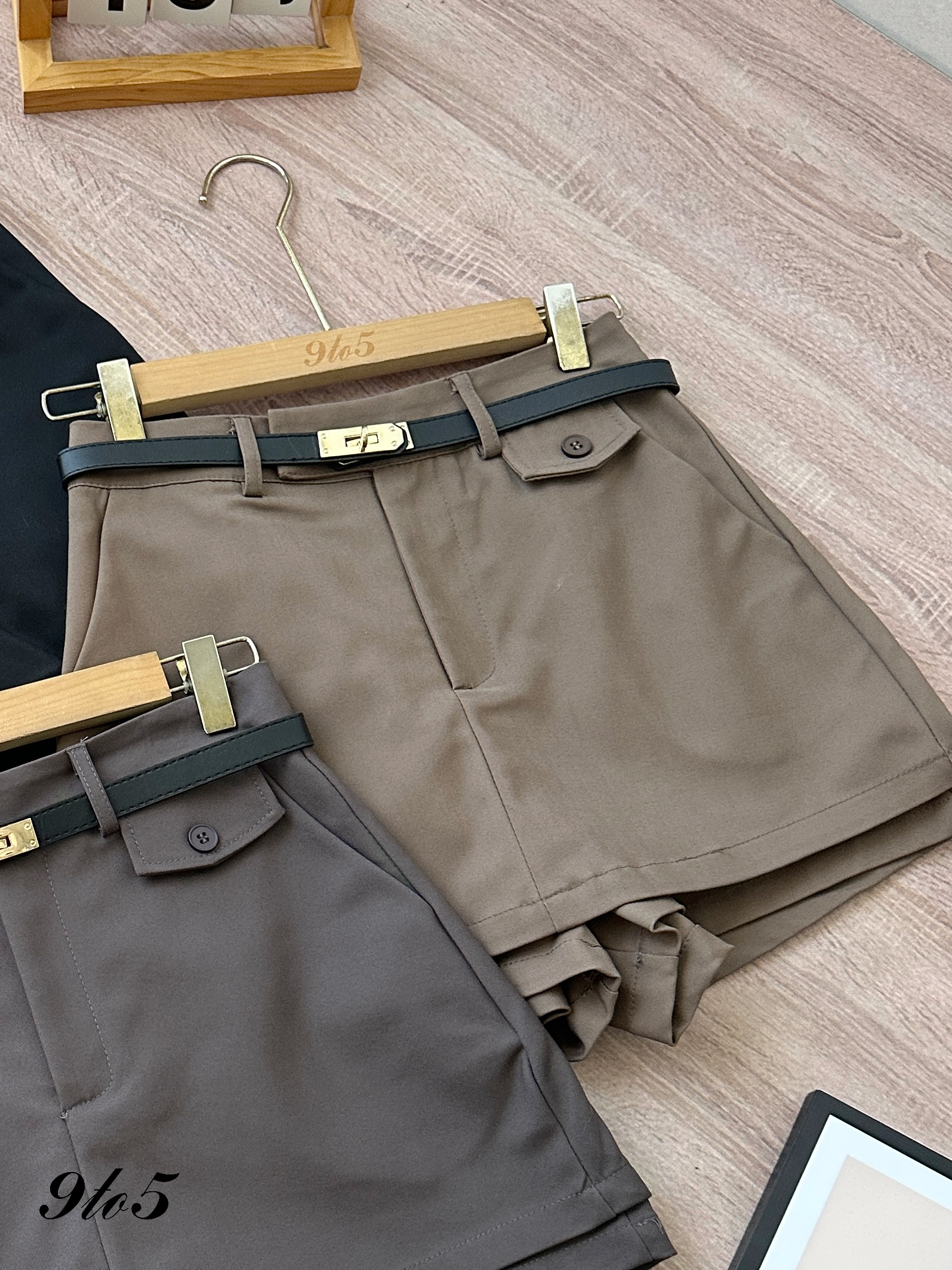S1922 A Line Short Skort - 3 Colors 