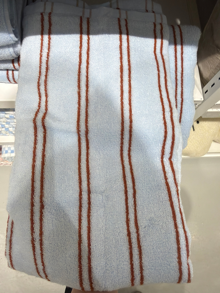 Soft pro Silk Softspun Double Stripe Bath Towel