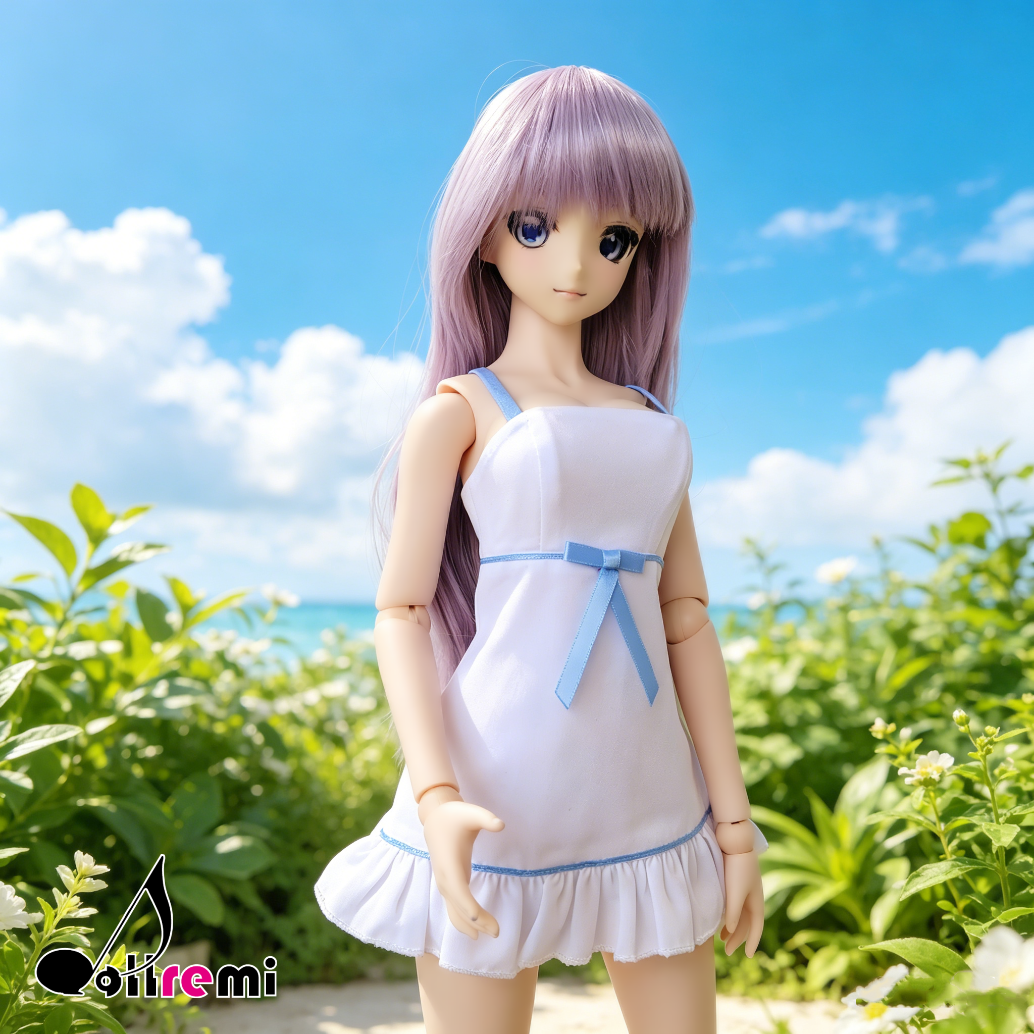 【dollremi】(DD0828) 白色吊帶裙 White camisole dress
