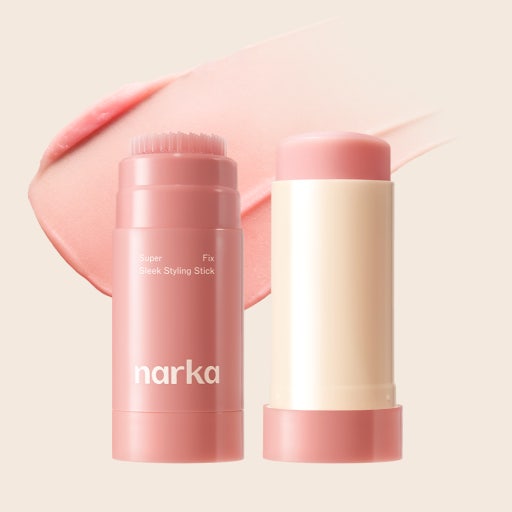 韓國 Narka Super Fix 純素 雙頭 純素滑順 髮蠟棒 ｜Sleek Styling Stick