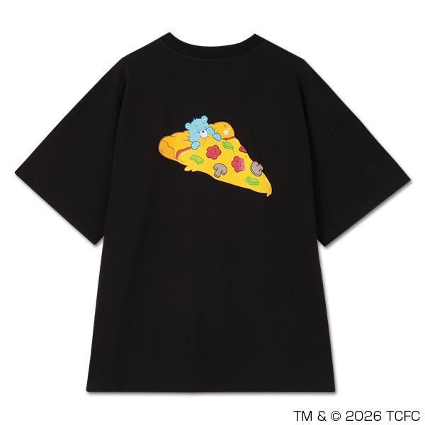 🎀【預訂】MARY QUANT x Care Bears Pizza Big T-shirt BK