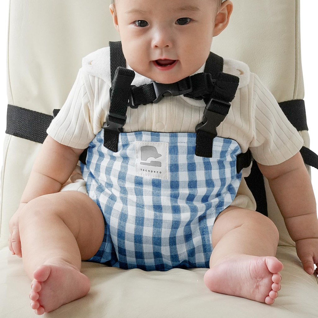 🇯🇵預訂 日本直送🇯🇵六色格紋嬰兒餐椅安全帶Baby Chair Belt
